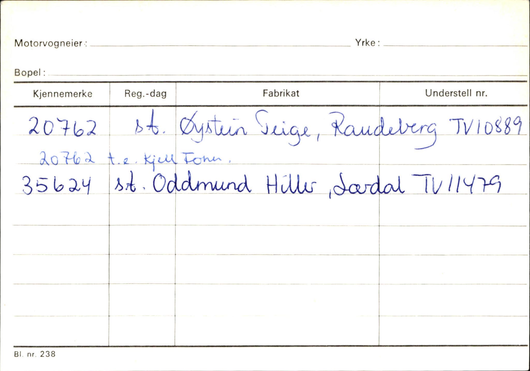 Statens vegvesen, Sogn og Fjordane vegkontor, AV/SAB-A-5301/4/F/L0132: Eigarregister Askvoll A-Å. Balestrand A-Å, 1945-1975, p. 2506