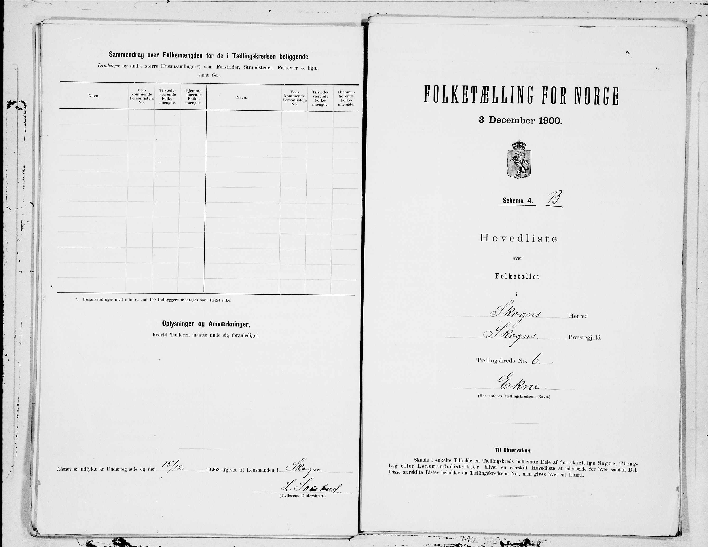 SAT, 1900 census for Skogn, 1900, p. 18