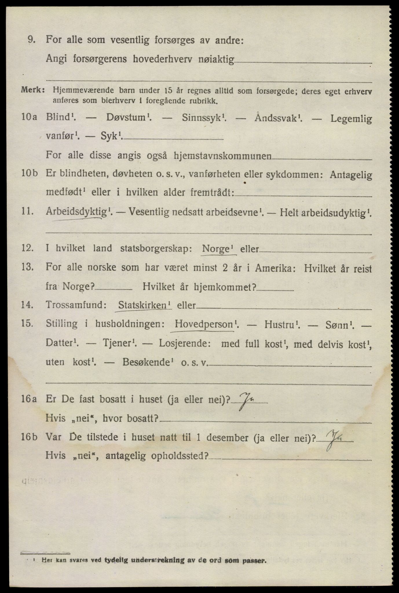 SAKO, 1920 census for Stokke, 1920, p. 10887