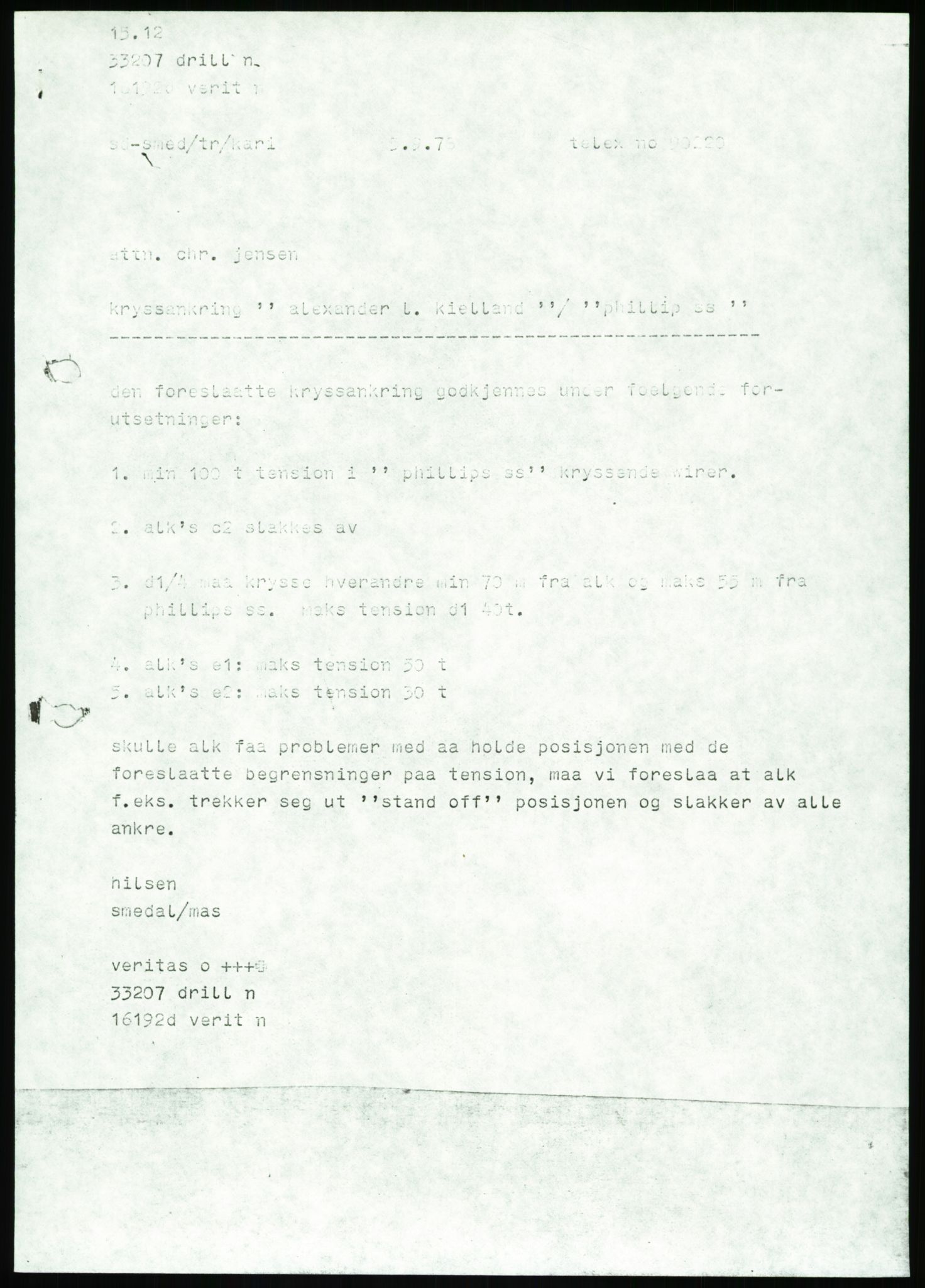 Justisdepartementet, Granskningskommisjonen ved Alexander Kielland-ulykken 27.3.1980, AV/RA-S-1165/D/L0002: I Det norske Veritas (I1-I5, I7-I11, I14-I17, I21-I28, I30-I31)/B Stavanger Drilling A/S (B4), 1980-1981, p. 45
