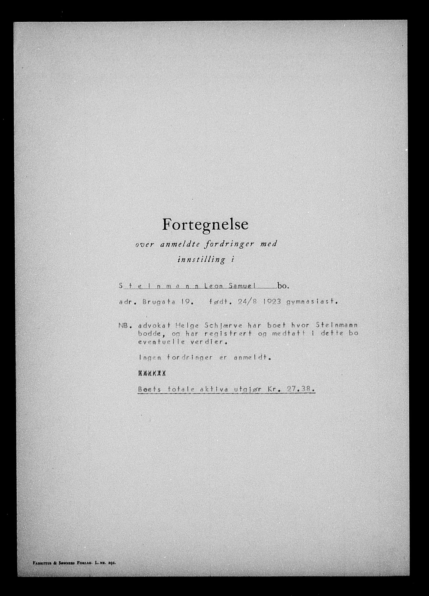 Justisdepartementet, Tilbakeføringskontoret for inndratte formuer, RA/S-1564/H/Hc/Hcc/L0983: --, 1945-1947, p. 6