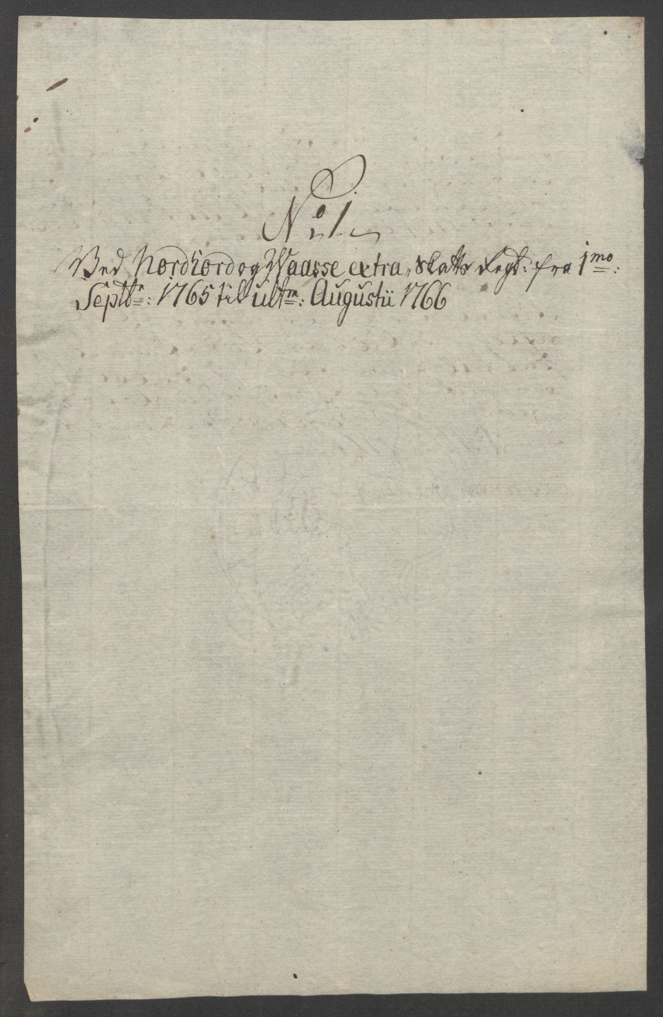 Rentekammeret inntil 1814, Reviderte regnskaper, Fogderegnskap, RA/EA-4092/R51/L3303: Ekstraskatten Nordhordland og Voss, 1762-1772, p. 129