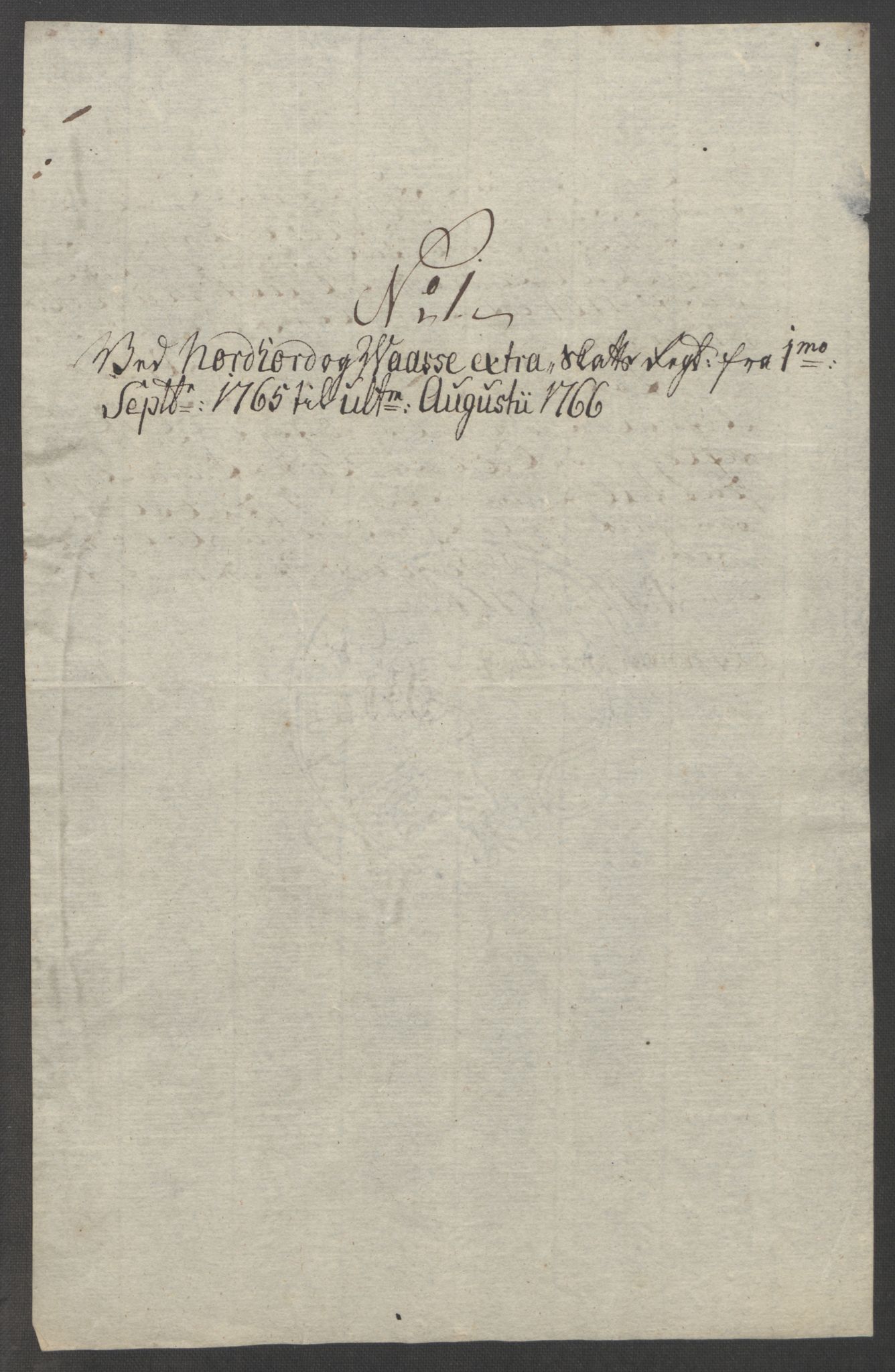 Rentekammeret inntil 1814, Reviderte regnskaper, Fogderegnskap, AV/RA-EA-4092/R51/L3303: Ekstraskatten Nordhordland og Voss, 1762-1772, p. 129