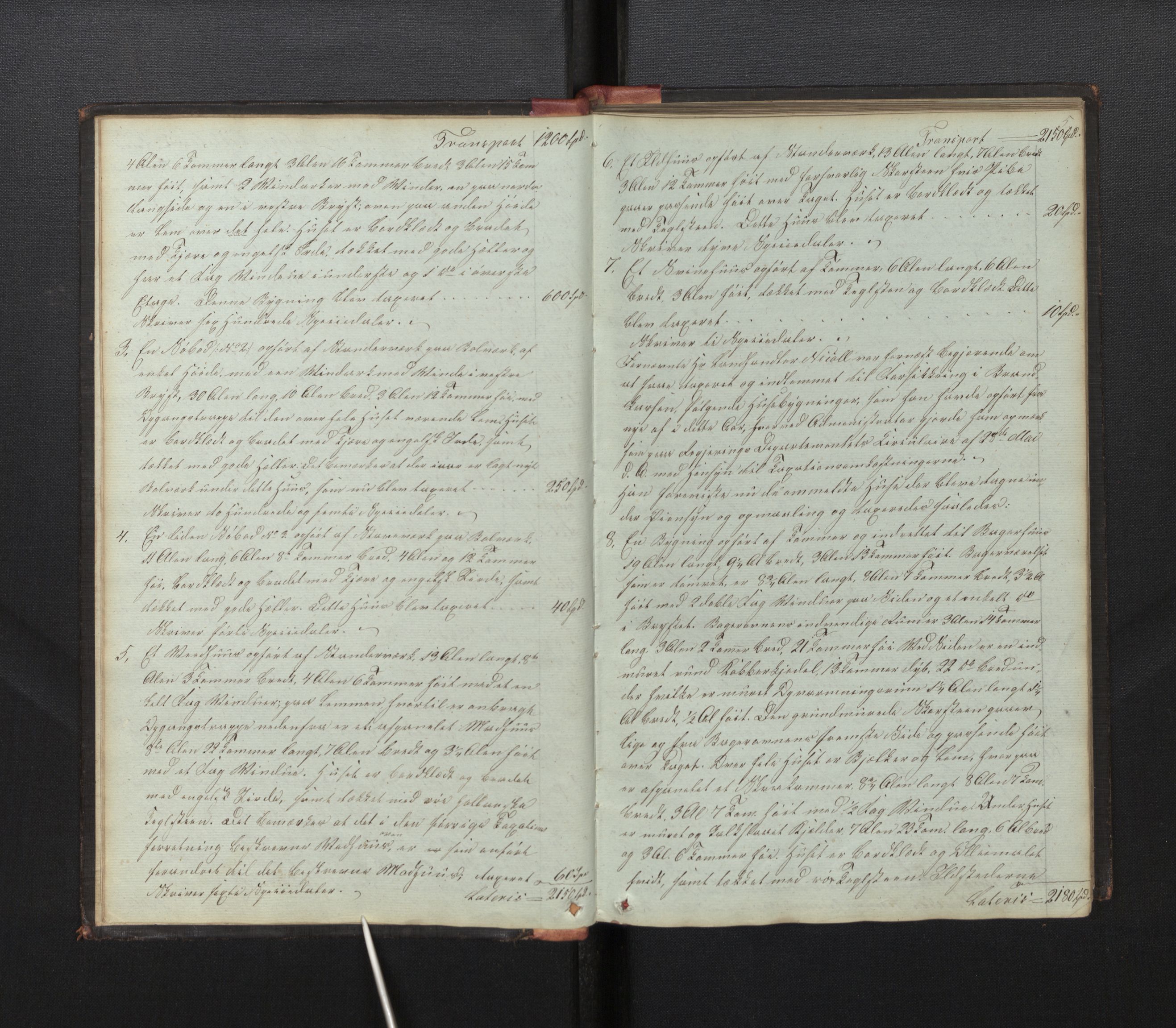 Lensmannen i Kvinnherad, AV/SAB-A-33301/1/0012/L0001: Branntakstprotokoll, 1846-1868, p. 4b-5a