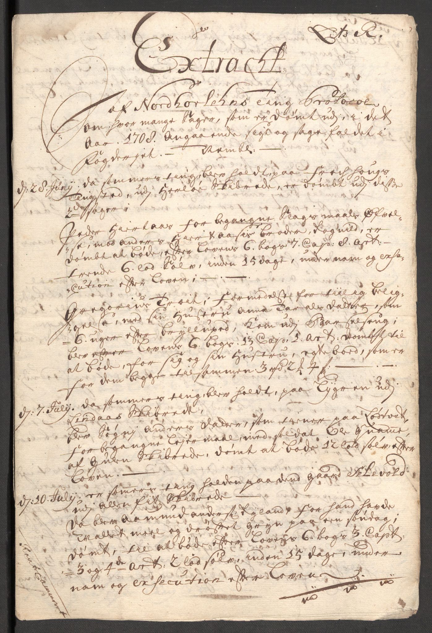 Rentekammeret inntil 1814, Reviderte regnskaper, Fogderegnskap, AV/RA-EA-4092/R51/L3189: Fogderegnskap Nordhordland og Voss, 1708, p. 53