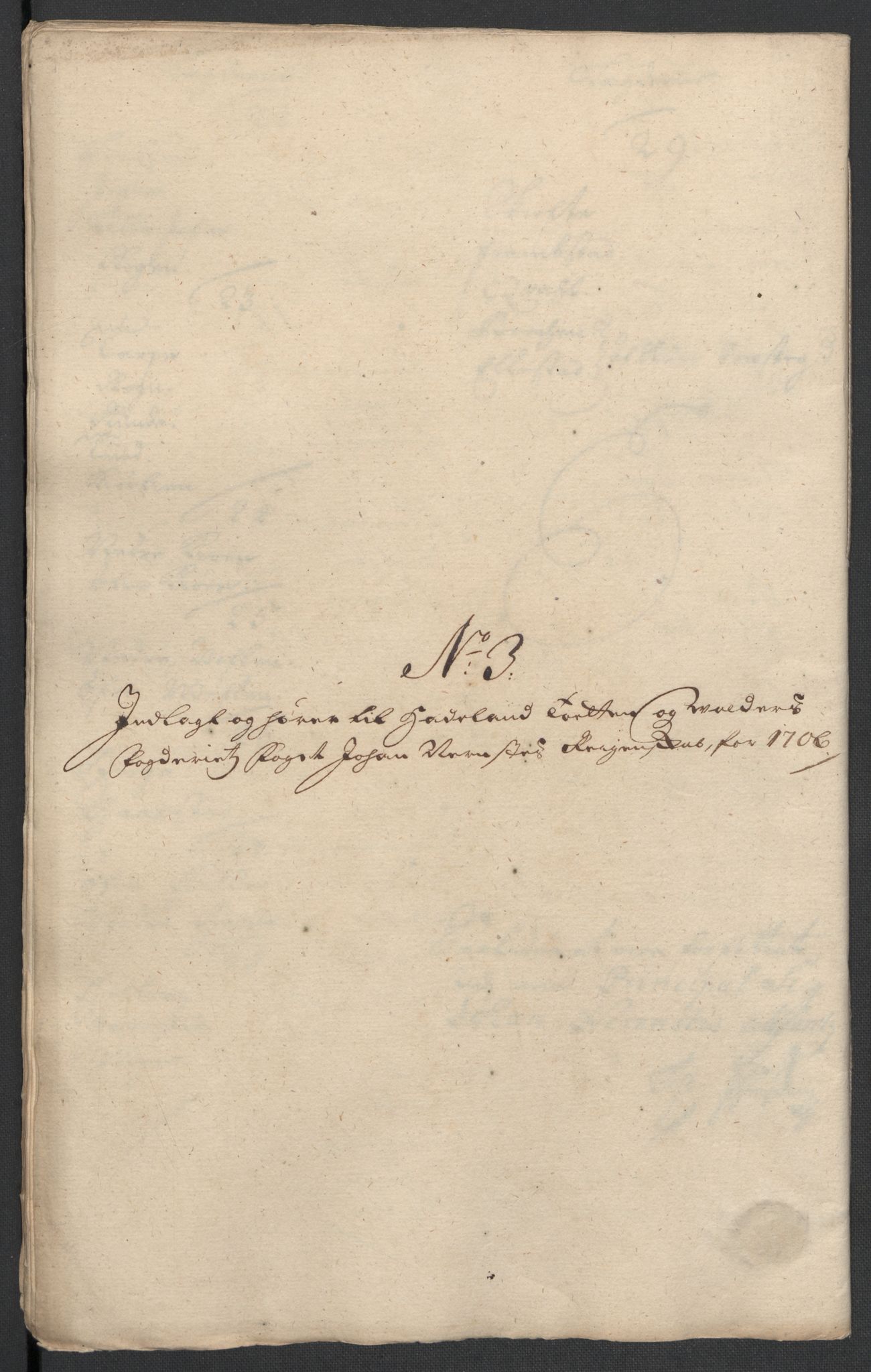 Rentekammeret inntil 1814, Reviderte regnskaper, Fogderegnskap, RA/EA-4092/R18/L1304: Fogderegnskap Hadeland, Toten og Valdres, 1706, p. 259