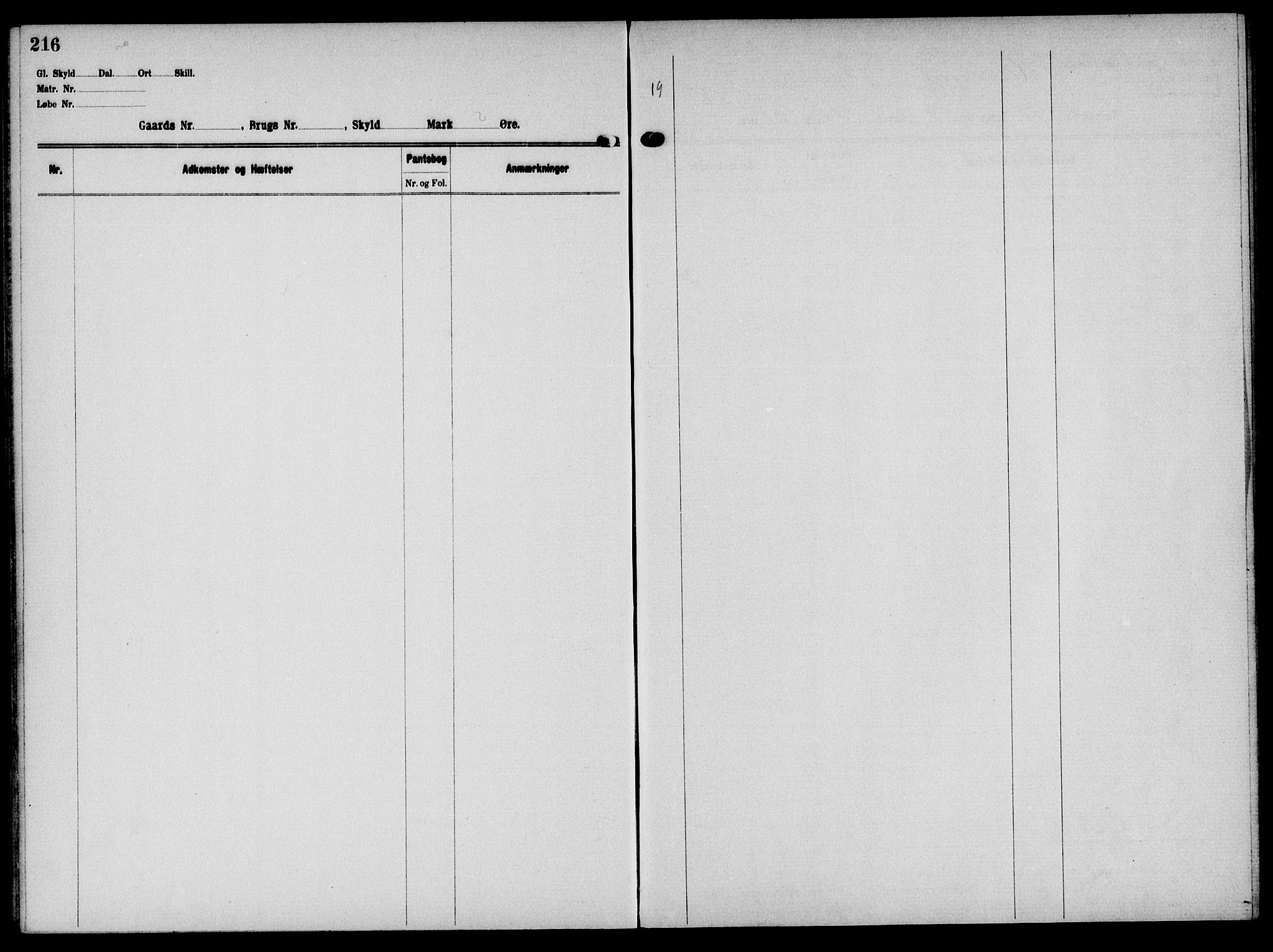 Solør tingrett, AV/SAH-TING-008/H/Ha/Hak/L0006: Mortgage register no. VI, 1900-1935, p. 216