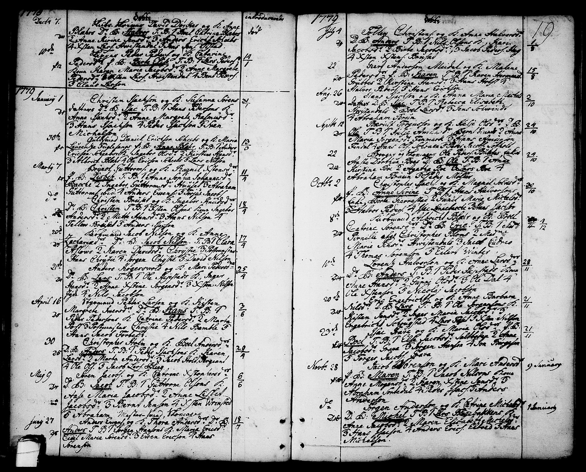 Brevik kirkebøker, SAKO/A-255/F/Fa/L0003: Parish register (official) no. 3, 1764-1814, p. 19
