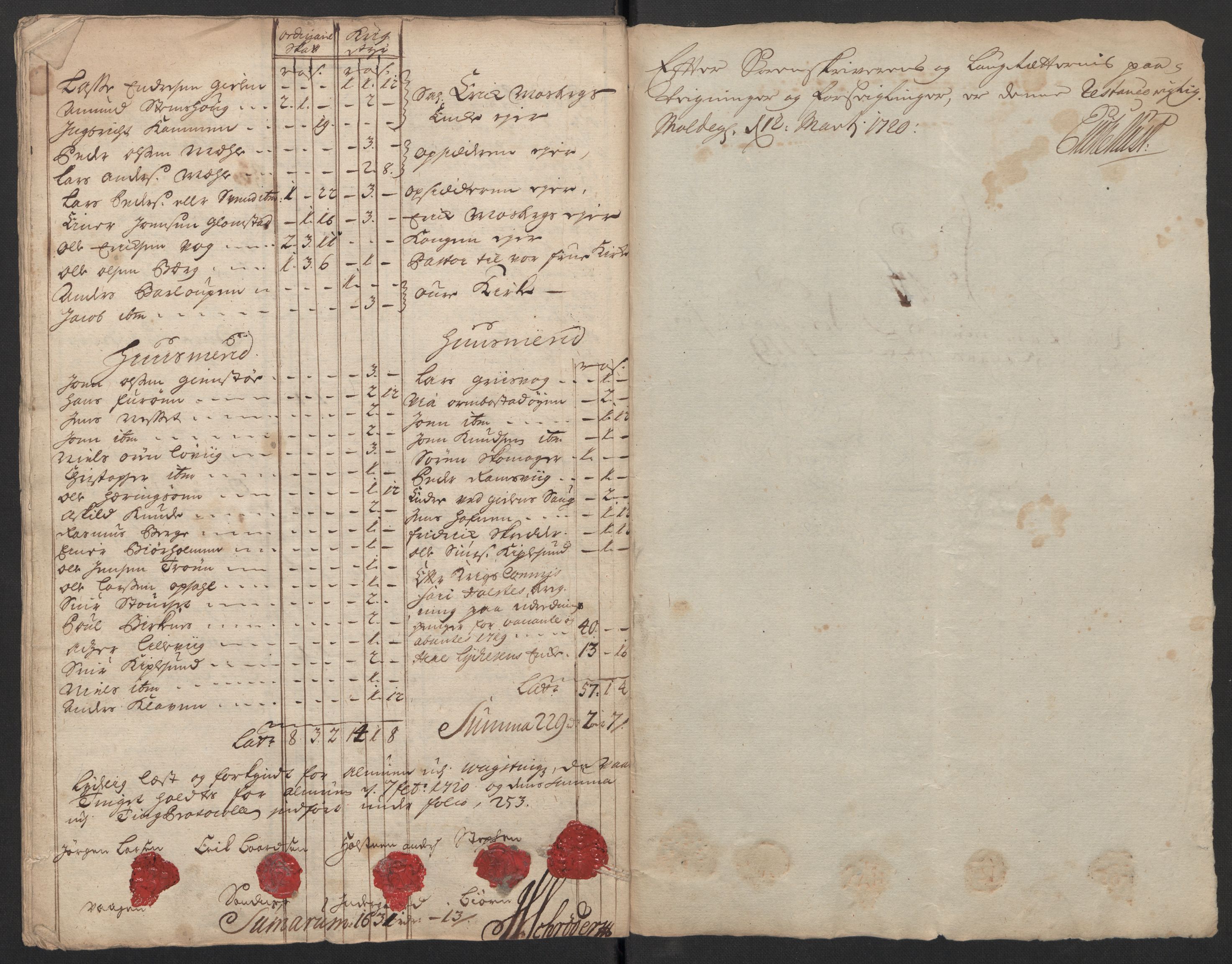 Rentekammeret inntil 1814, Reviderte regnskaper, Fogderegnskap, AV/RA-EA-4092/R56/L3752: Fogderegnskap Nordmøre, 1719, p. 274