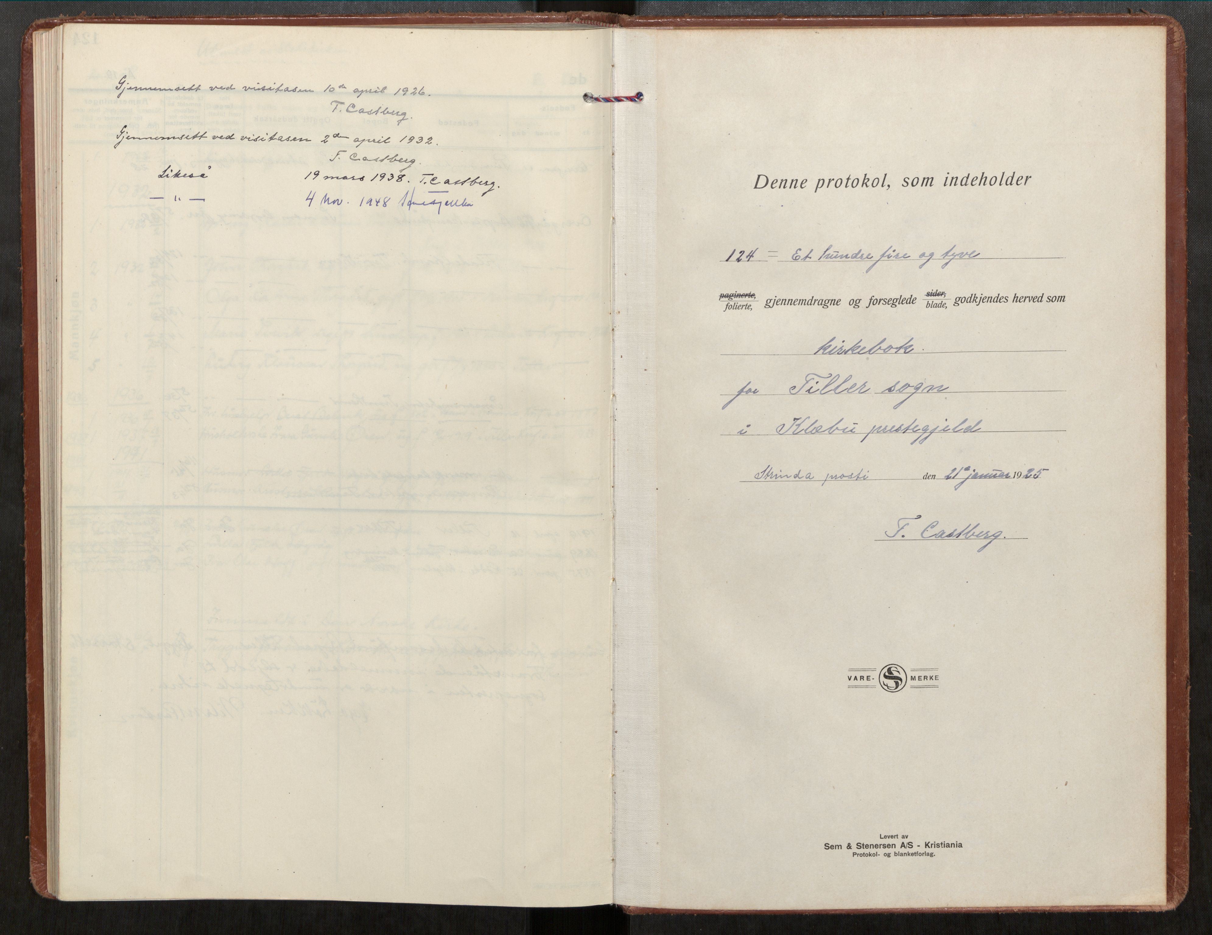 Klæbu sokneprestkontor, SAT/A-1112: Parish register (official) no. 4, 1925-1943