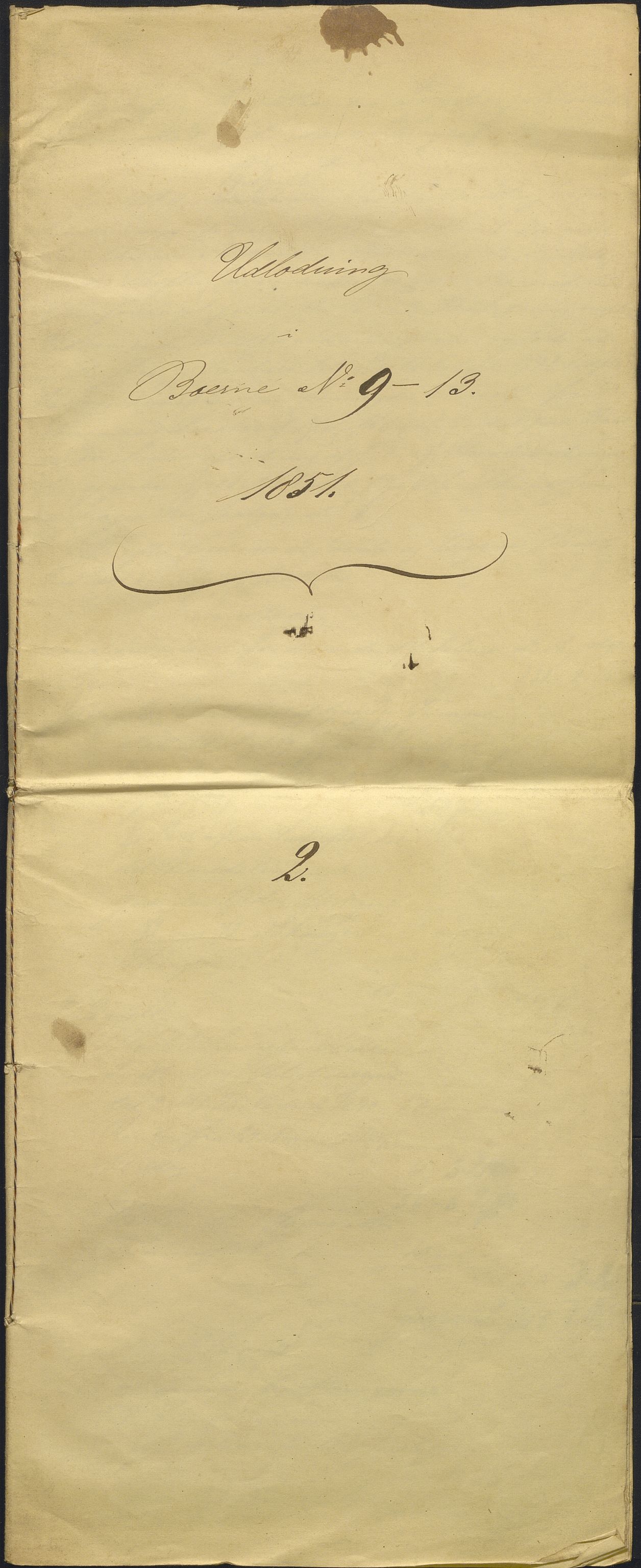 Nordhordland sorenskrivar, AV/SAB-A-2901/1/H/Hd/Hdb/L0001: Konsept til utlodningar, 1850-1852, p. 295