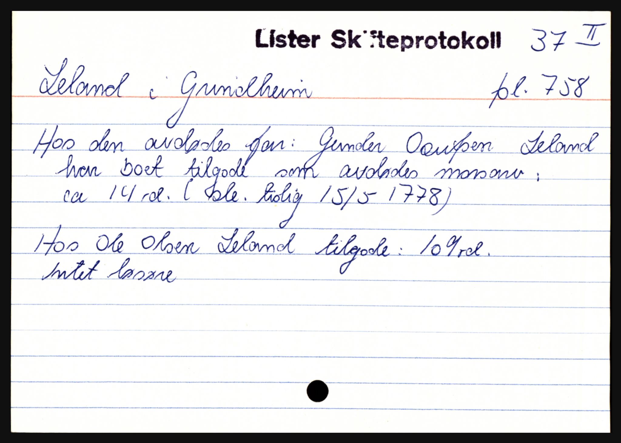 Lister sorenskriveri, AV/SAK-1221-0003/H, p. 22815