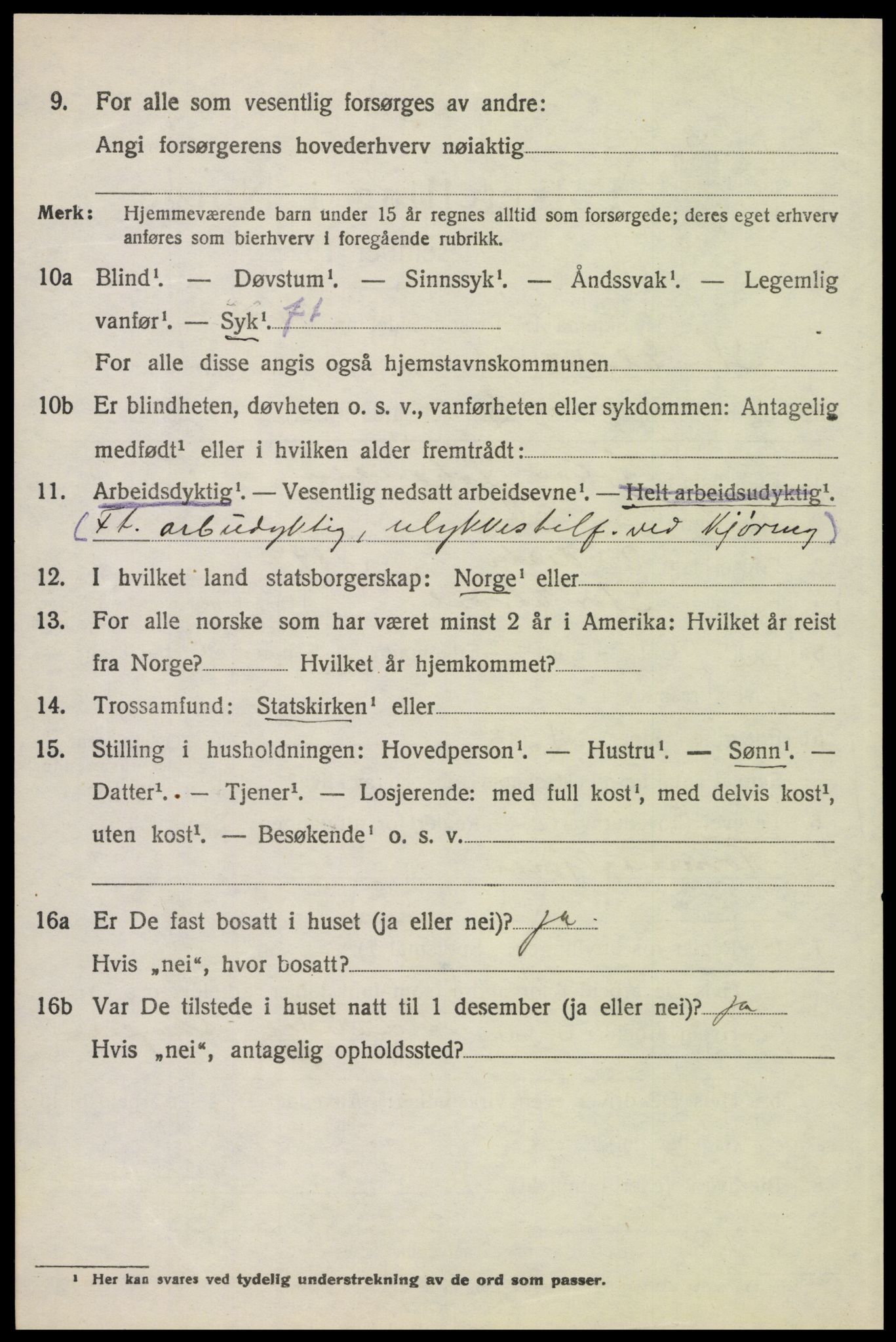 SAH, 1920 census for Stor-Elvdal, 1920, p. 4997