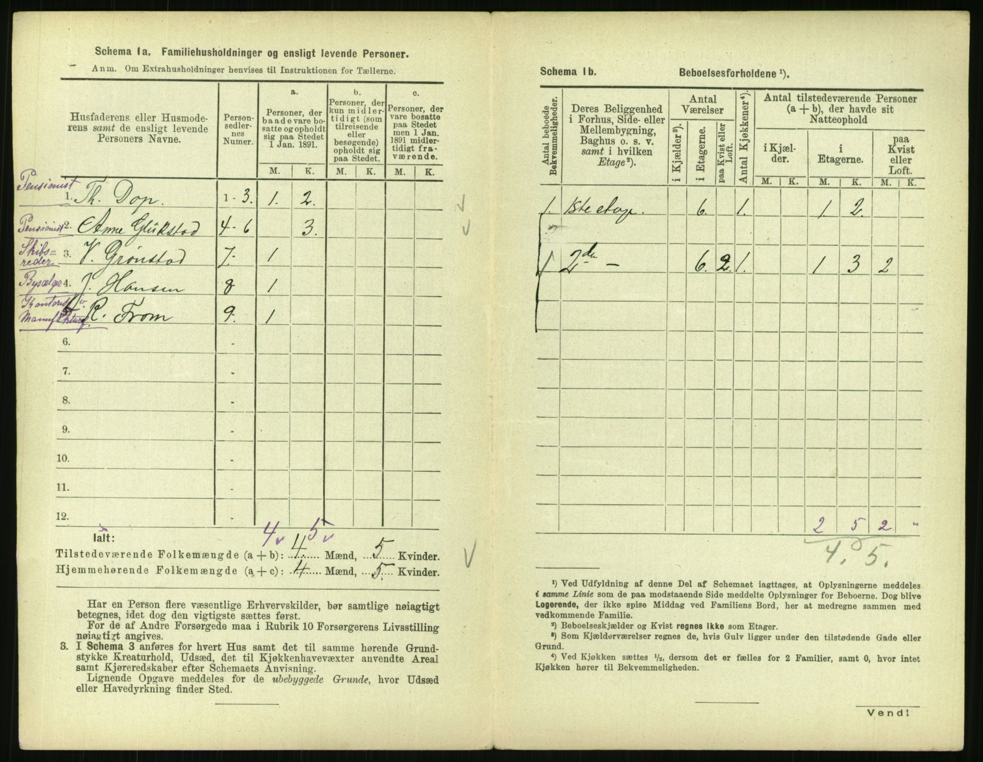 RA, 1891 census for 0301 Kristiania, 1891, p. 70877