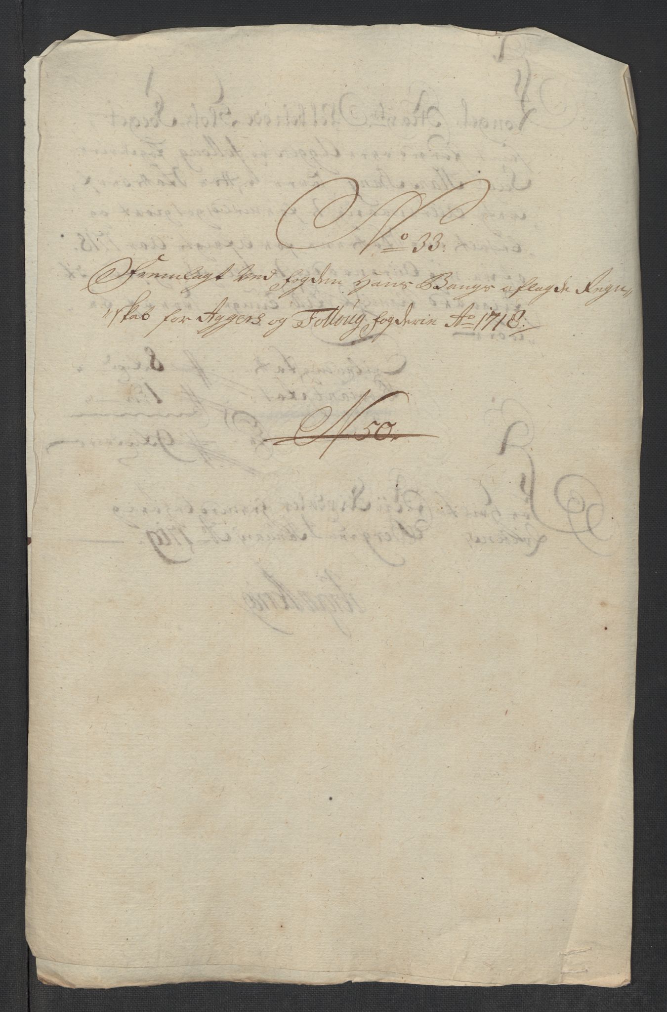 Rentekammeret inntil 1814, Reviderte regnskaper, Fogderegnskap, AV/RA-EA-4092/R10/L0456: Fogderegnskap Aker og Follo, 1718, p. 322