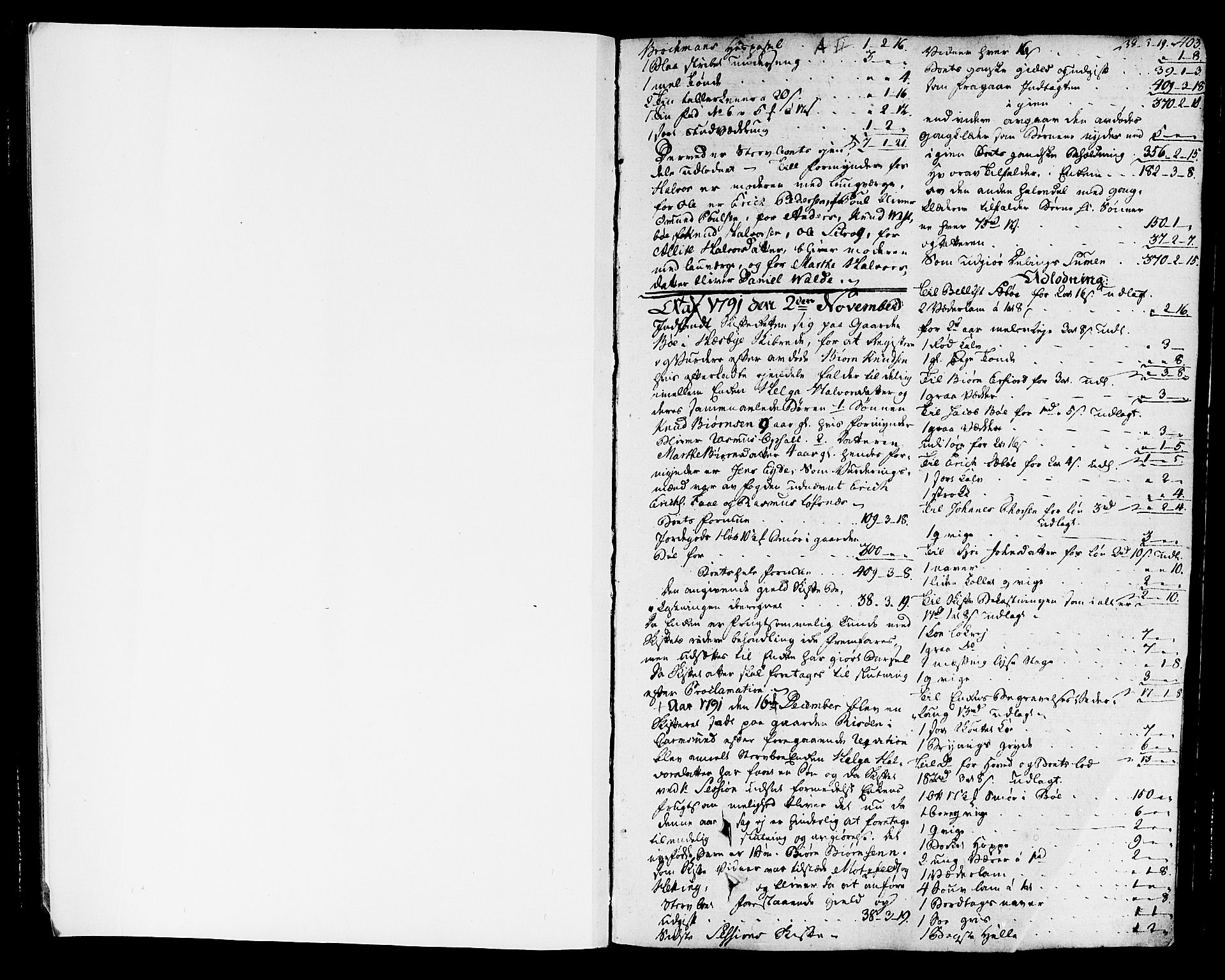 Ryfylke tingrett, AV/SAST-A-100055/001/IV/IVD/L0008b: Skifteprotokoll Karmsund og Hesby, 1791-1795, p. 402b-403a