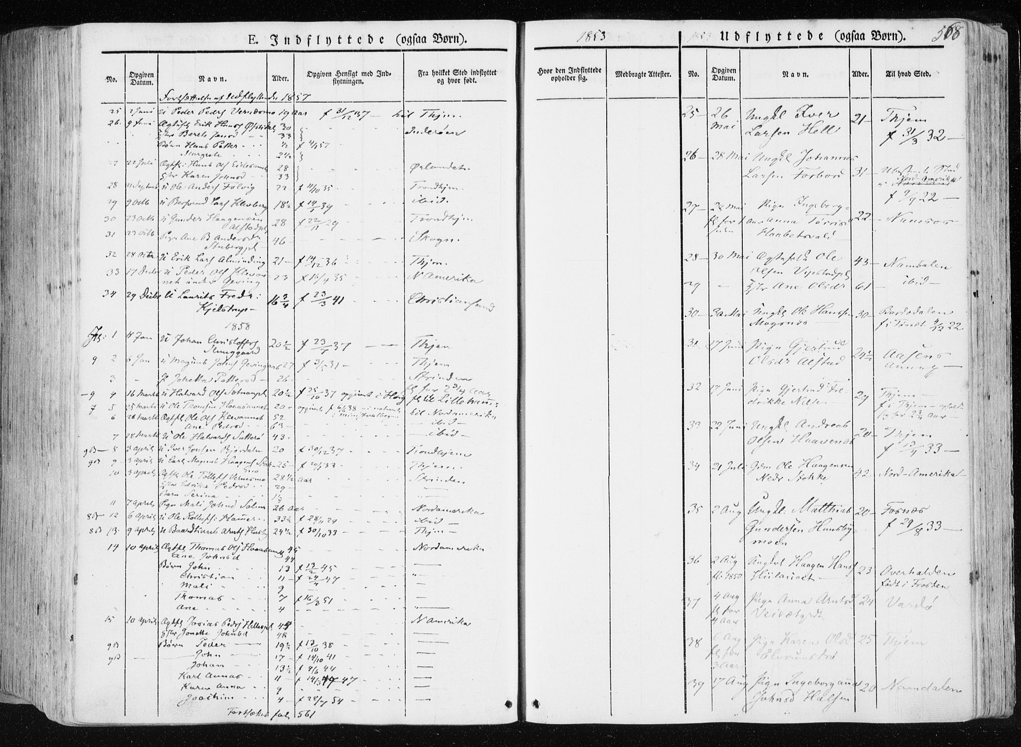 Ministerialprotokoller, klokkerbøker og fødselsregistre - Nord-Trøndelag, SAT/A-1458/709/L0074: Parish register (official) no. 709A14, 1845-1858, p. 568