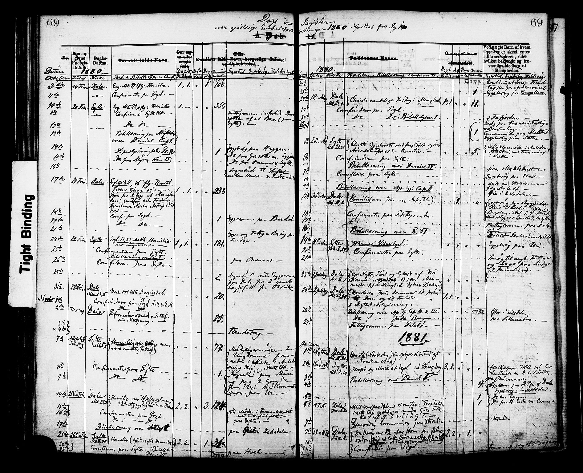 Ministerialprotokoller, klokkerbøker og fødselsregistre - Møre og Romsdal, SAT/A-1454/519/L0254: Parish register (official) no. 519A13, 1868-1883, p. 69