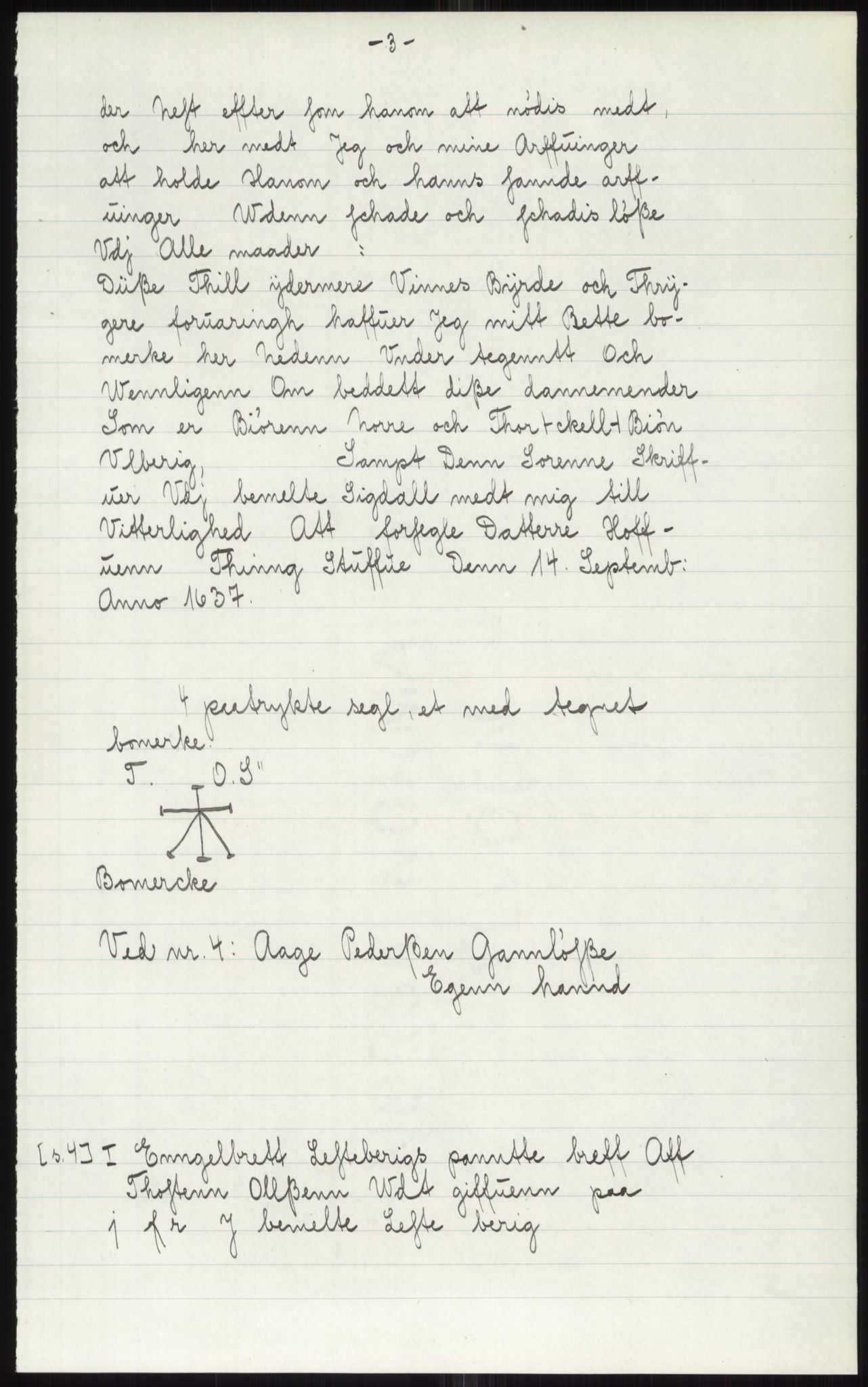 Samlinger til kildeutgivelse, Diplomavskriftsamlingen, AV/RA-EA-4053/H/Ha, p. 3372