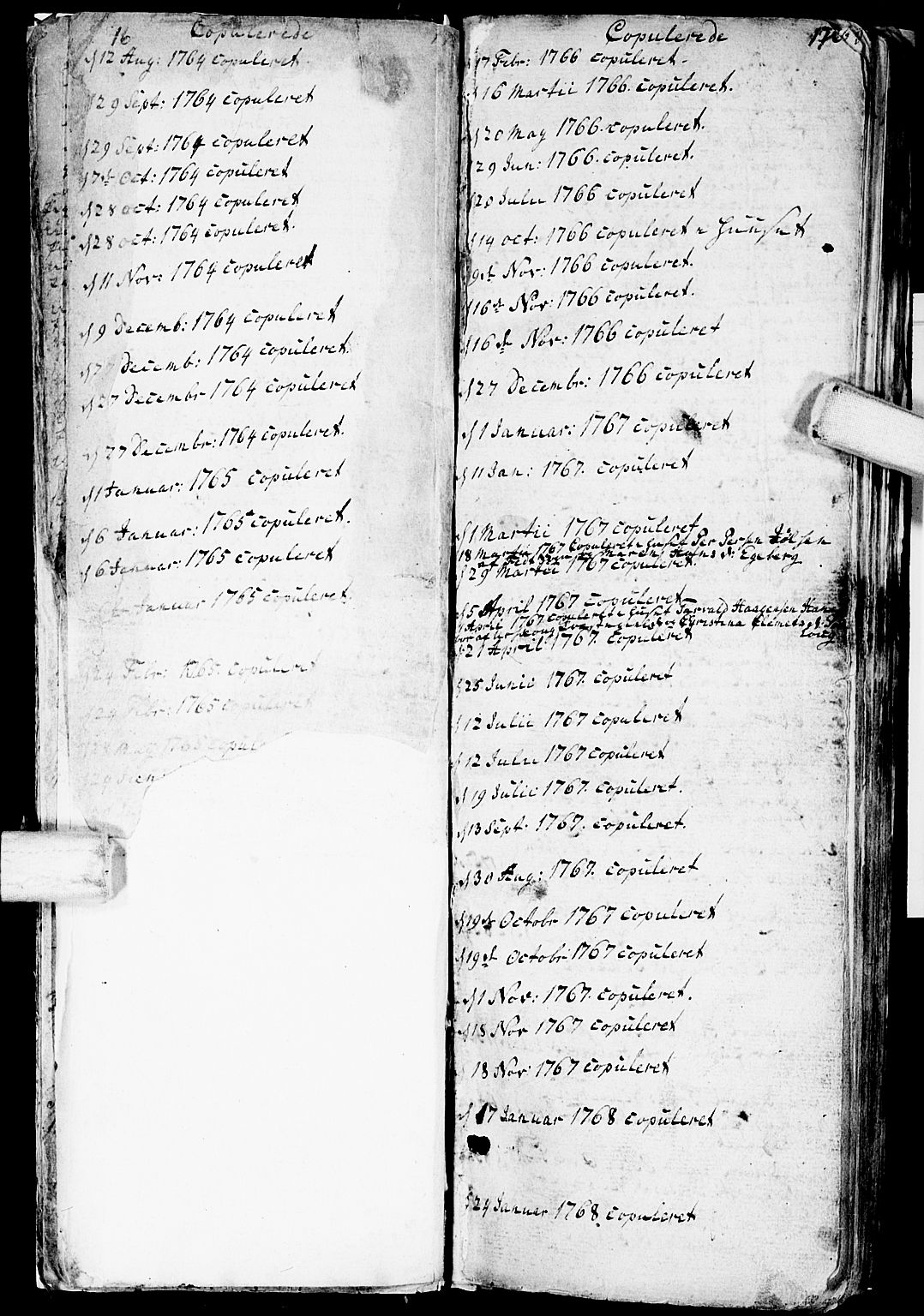 Enebakk prestekontor Kirkebøker, SAO/A-10171c/F/Fa/L0003: Parish register (official) no. I 3, 1756-1806, p. 16-17
