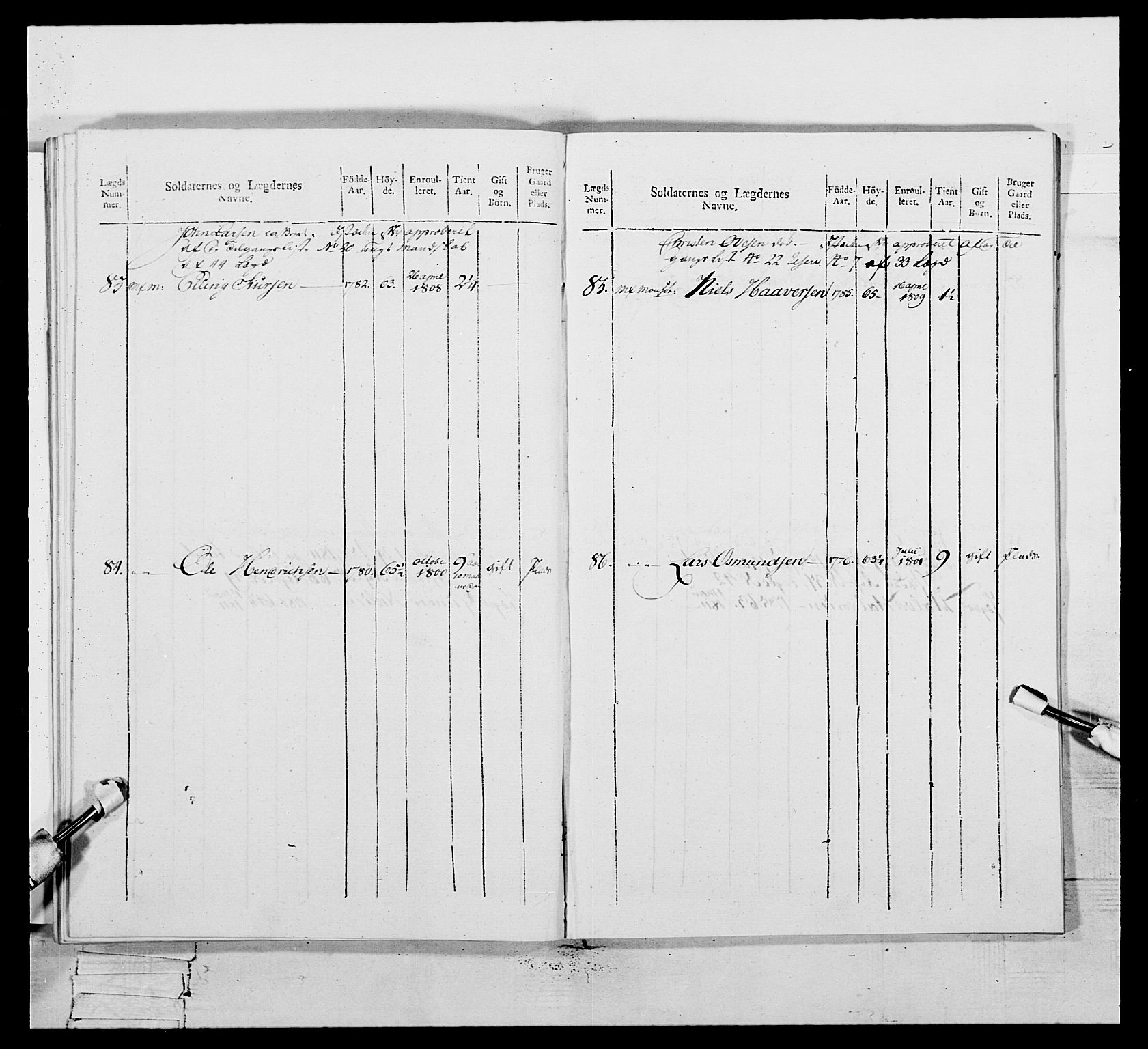 Generalitets- og kommissariatskollegiet, Det kongelige norske kommissariatskollegium, AV/RA-EA-5420/E/Eh/L0111: Vesterlenske nasjonale infanteriregiment, 1810, p. 371