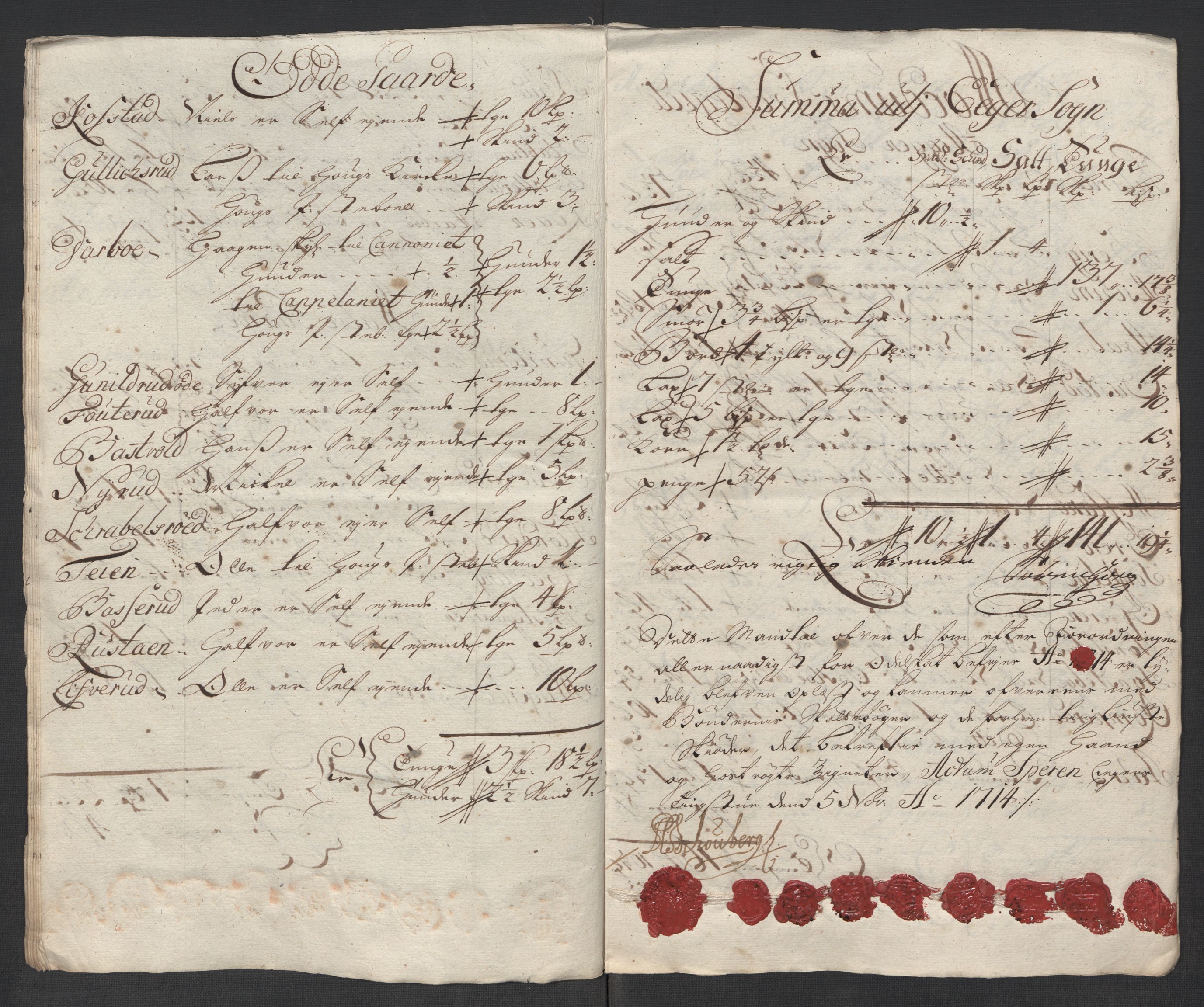 Rentekammeret inntil 1814, Reviderte regnskaper, Fogderegnskap, AV/RA-EA-4092/R31/L1709: Fogderegnskap Hurum, Røyken, Eiker, Lier og Buskerud, 1714, p. 111