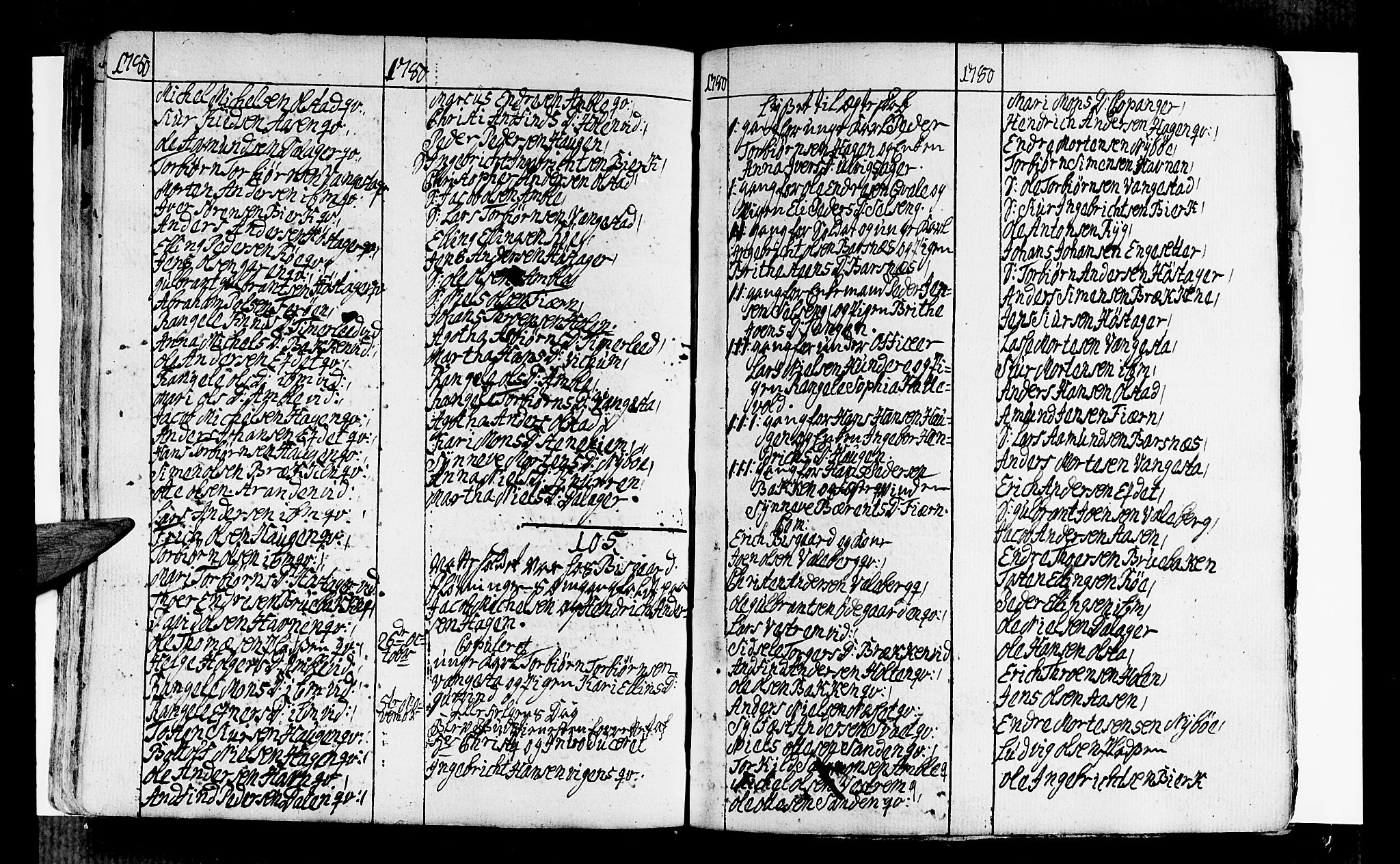 Sogndal sokneprestembete, AV/SAB-A-81301/H/Haa/Haaa/L0004: Parish register (official) no. A 4, 1747-1782