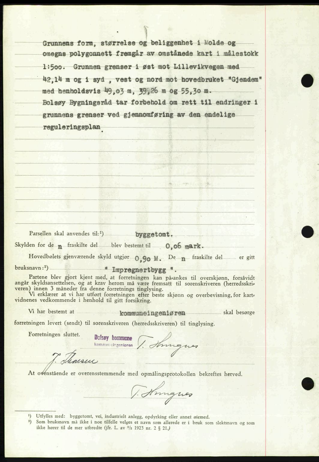 Romsdal sorenskriveri, AV/SAT-A-4149/1/2/2C: Mortgage book no. A22, 1947-1947, Diary no: : 198/1947