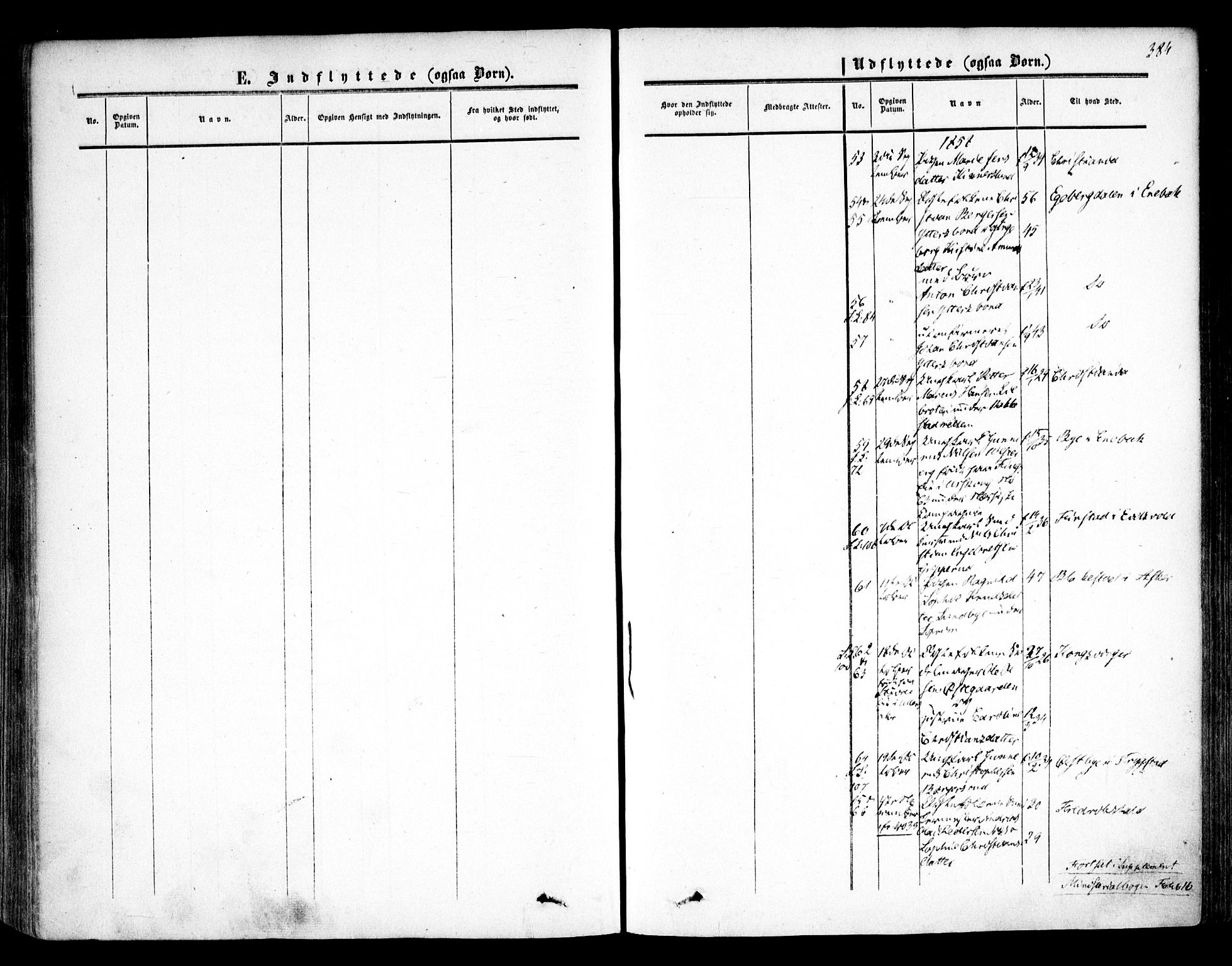 Høland prestekontor Kirkebøker, AV/SAO-A-10346a/F/Fa/L0010: Parish register (official) no. I 10, 1854-1861, p. 384