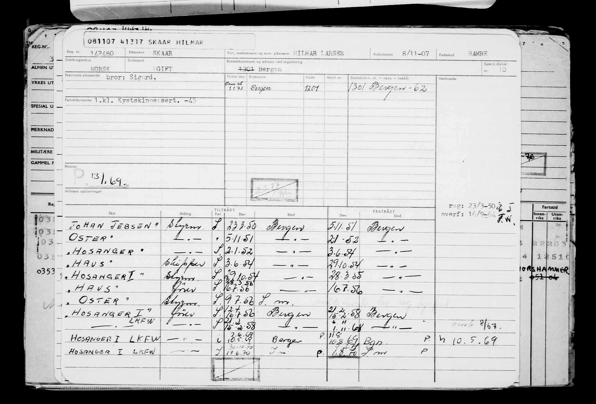 Direktoratet for sjømenn, AV/RA-S-3545/G/Gb/L0074: Hovedkort, 1907, p. 107