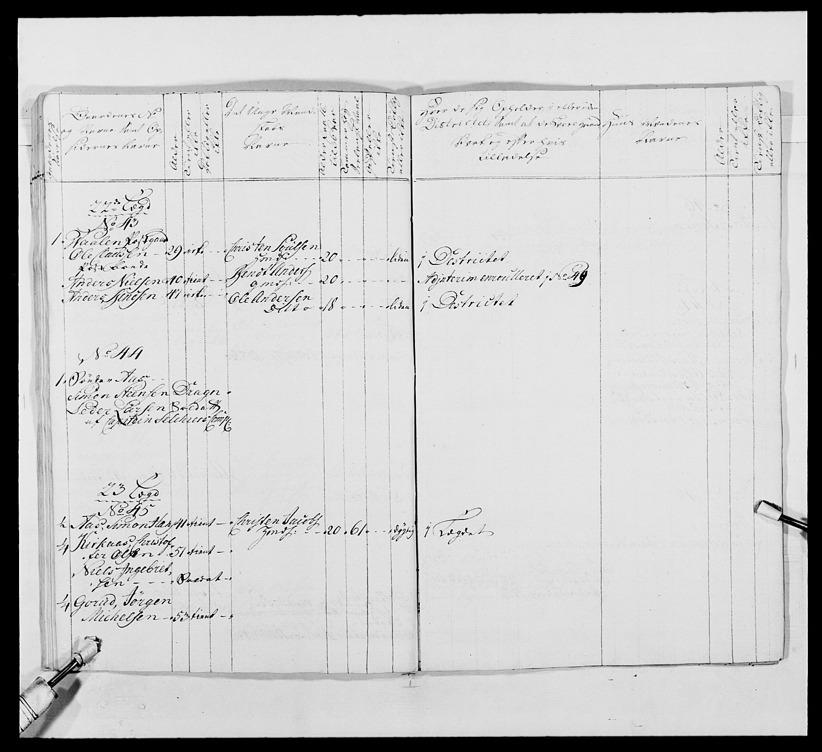 Kommanderende general (KG I) med Det norske krigsdirektorium, AV/RA-EA-5419/E/Ea/L0488: 1. Akershusiske regiment, 1765, p. 80