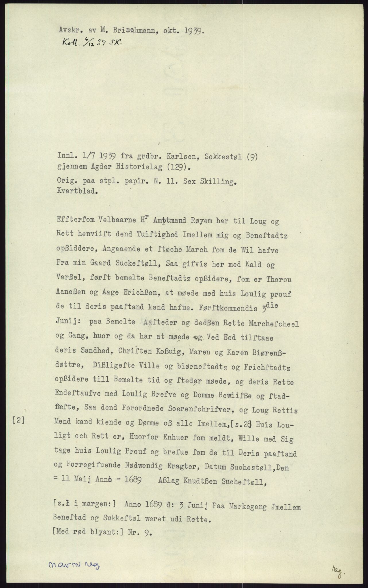 Samlinger til kildeutgivelse, Diplomavskriftsamlingen, AV/RA-EA-4053/H/Ha, p. 2932