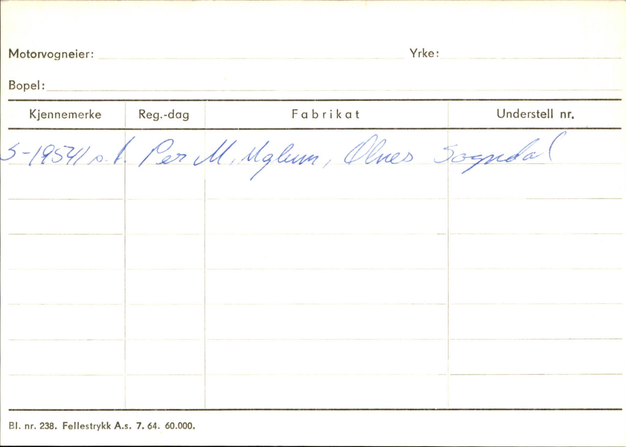 Statens vegvesen, Sogn og Fjordane vegkontor, AV/SAB-A-5301/4/F/L0125: Eigarregister Sogndal V-Å. Aurland A-Å. Fjaler A-N, 1945-1975, p. 177