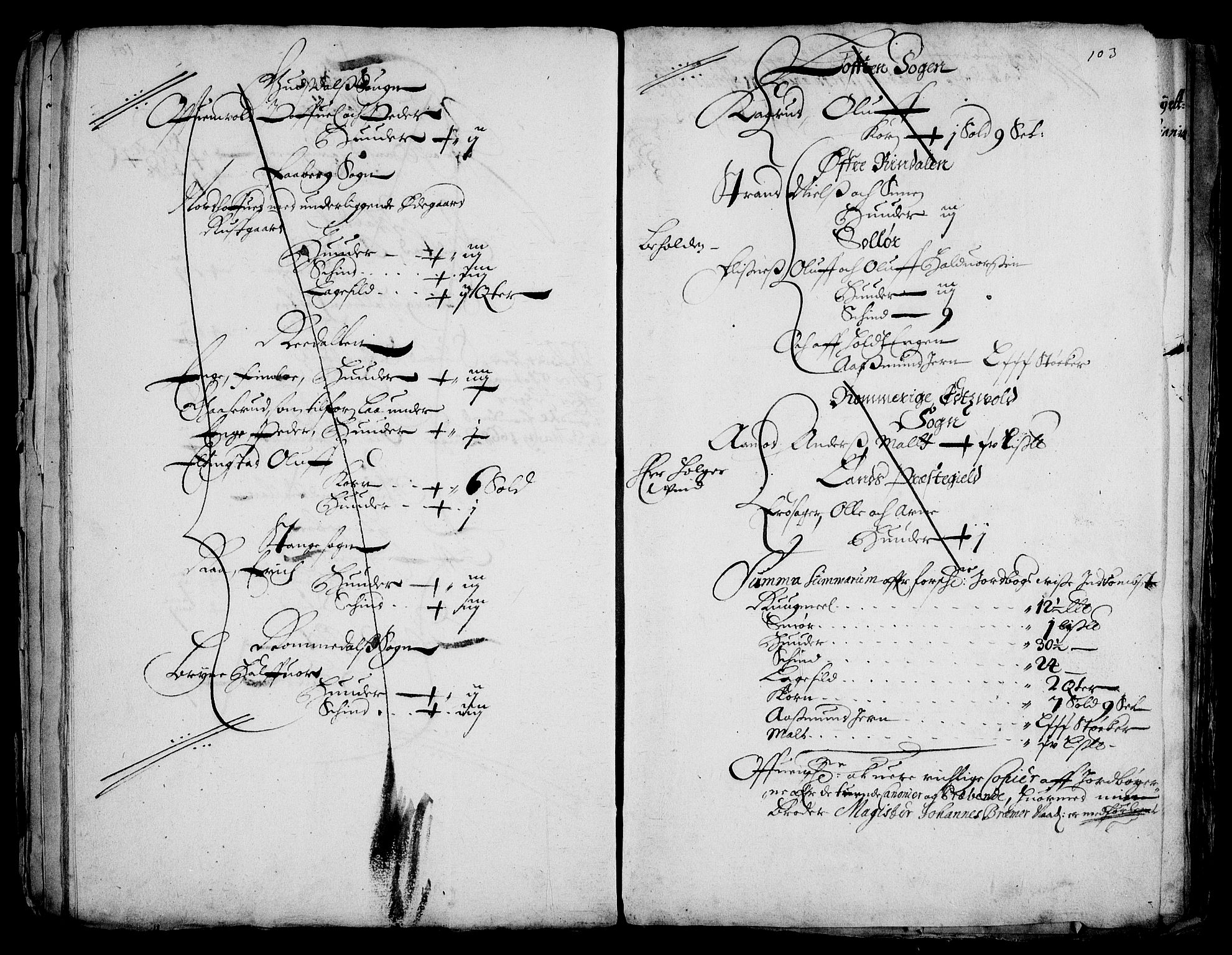 Rentekammeret inntil 1814, Realistisk ordnet avdeling, AV/RA-EA-4070/Fc/Fca/L0001/0003: [Ca I]  Akershus stift / Kristiania kapitels jordebok, 1662, p. 102-103