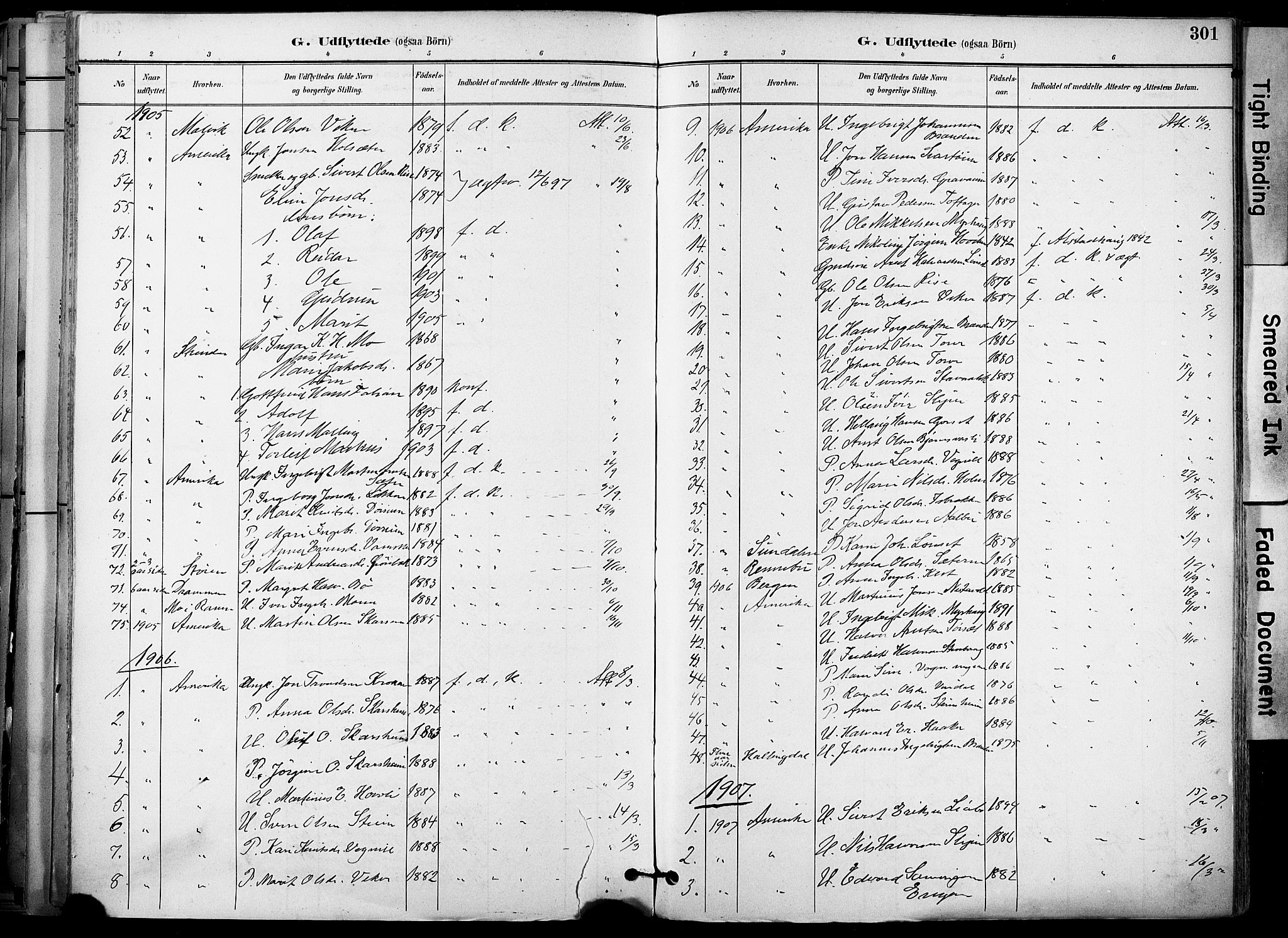 Ministerialprotokoller, klokkerbøker og fødselsregistre - Sør-Trøndelag, SAT/A-1456/678/L0902: Parish register (official) no. 678A11, 1895-1911, p. 301