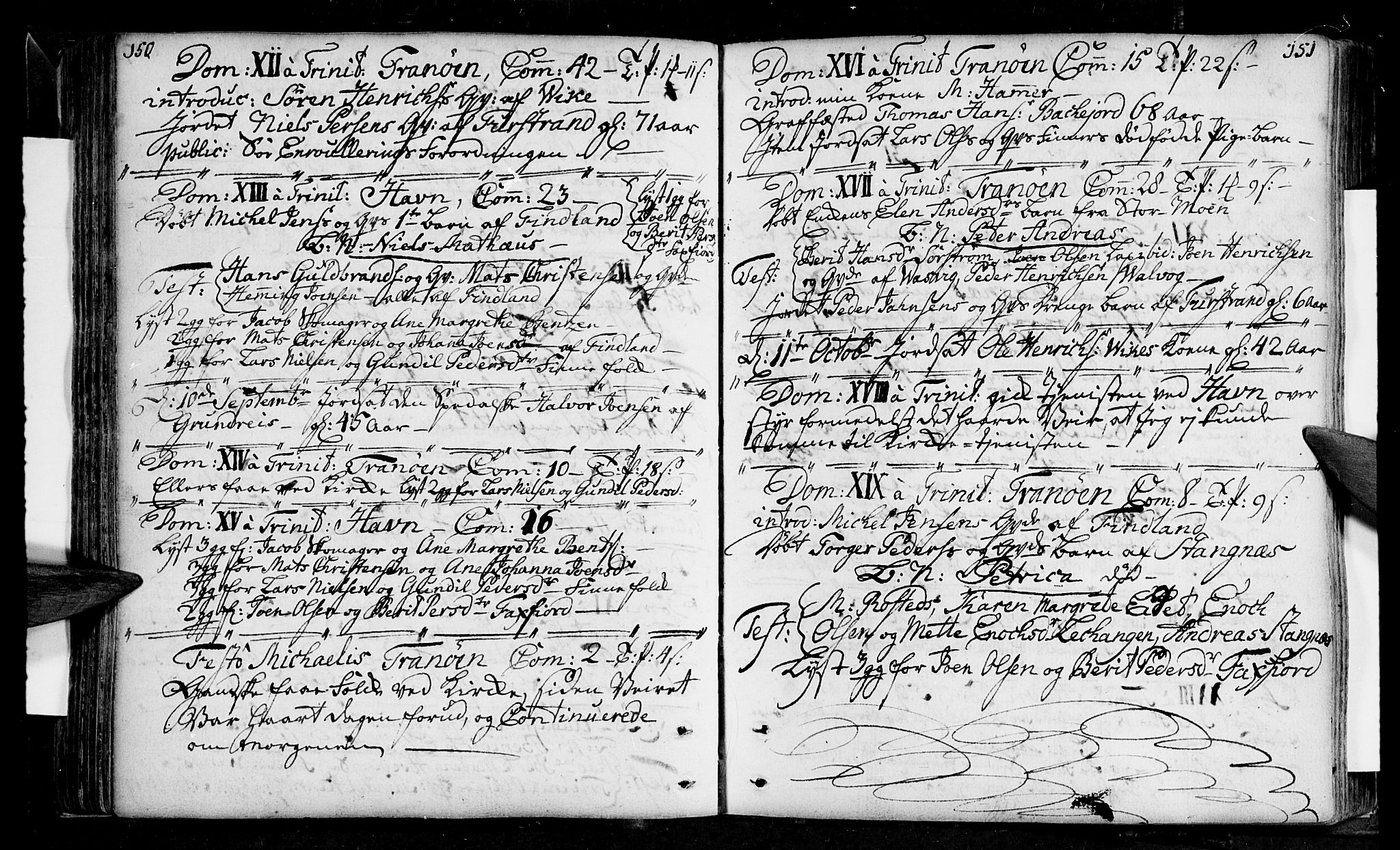 Tranøy sokneprestkontor, AV/SATØ-S-1313/I/Ia/Iaa/L0001kirke: Parish register (official) no. 1, 1757-1773, p. 150-151
