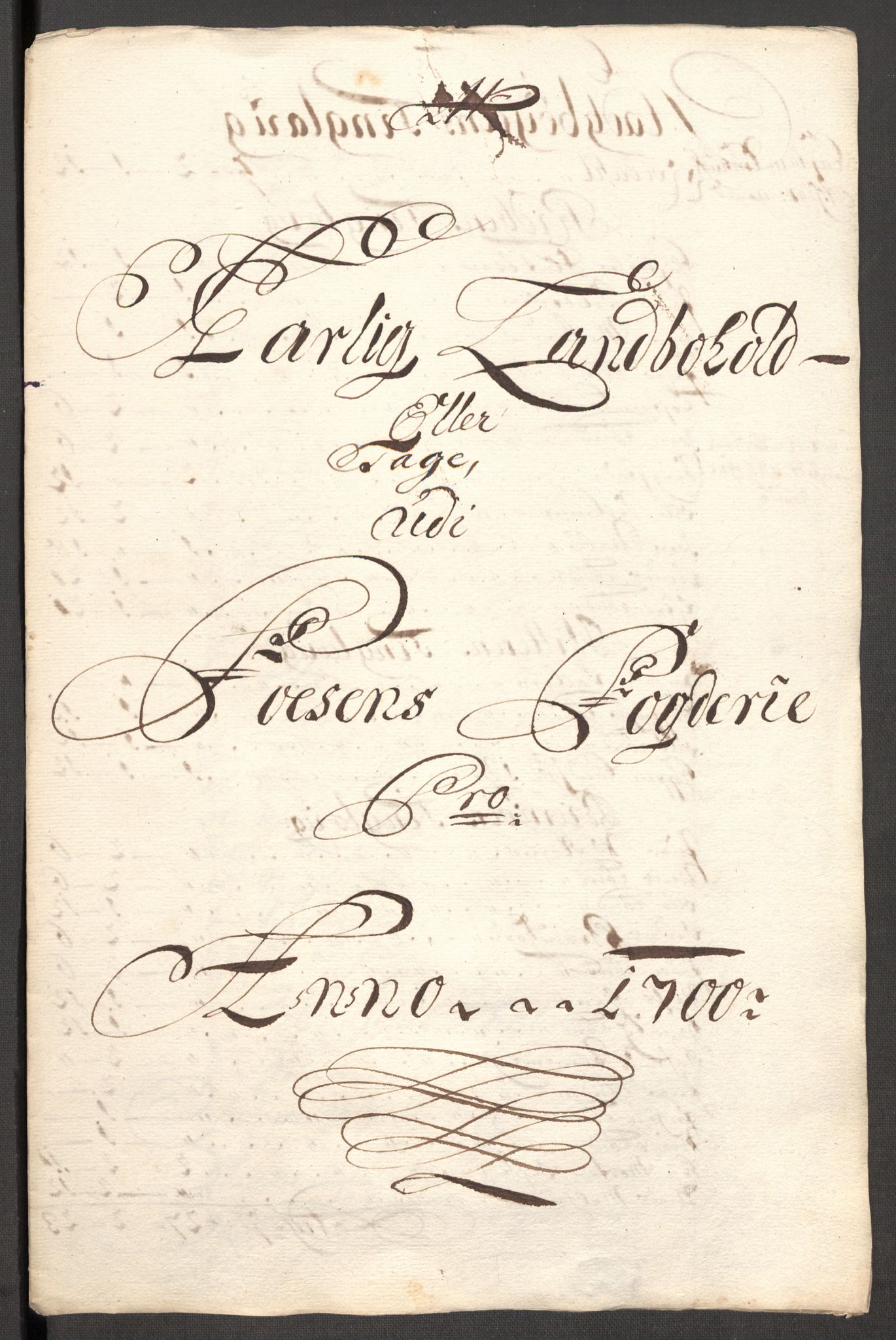 Rentekammeret inntil 1814, Reviderte regnskaper, Fogderegnskap, AV/RA-EA-4092/R57/L3854: Fogderegnskap Fosen, 1700-1701, p. 52