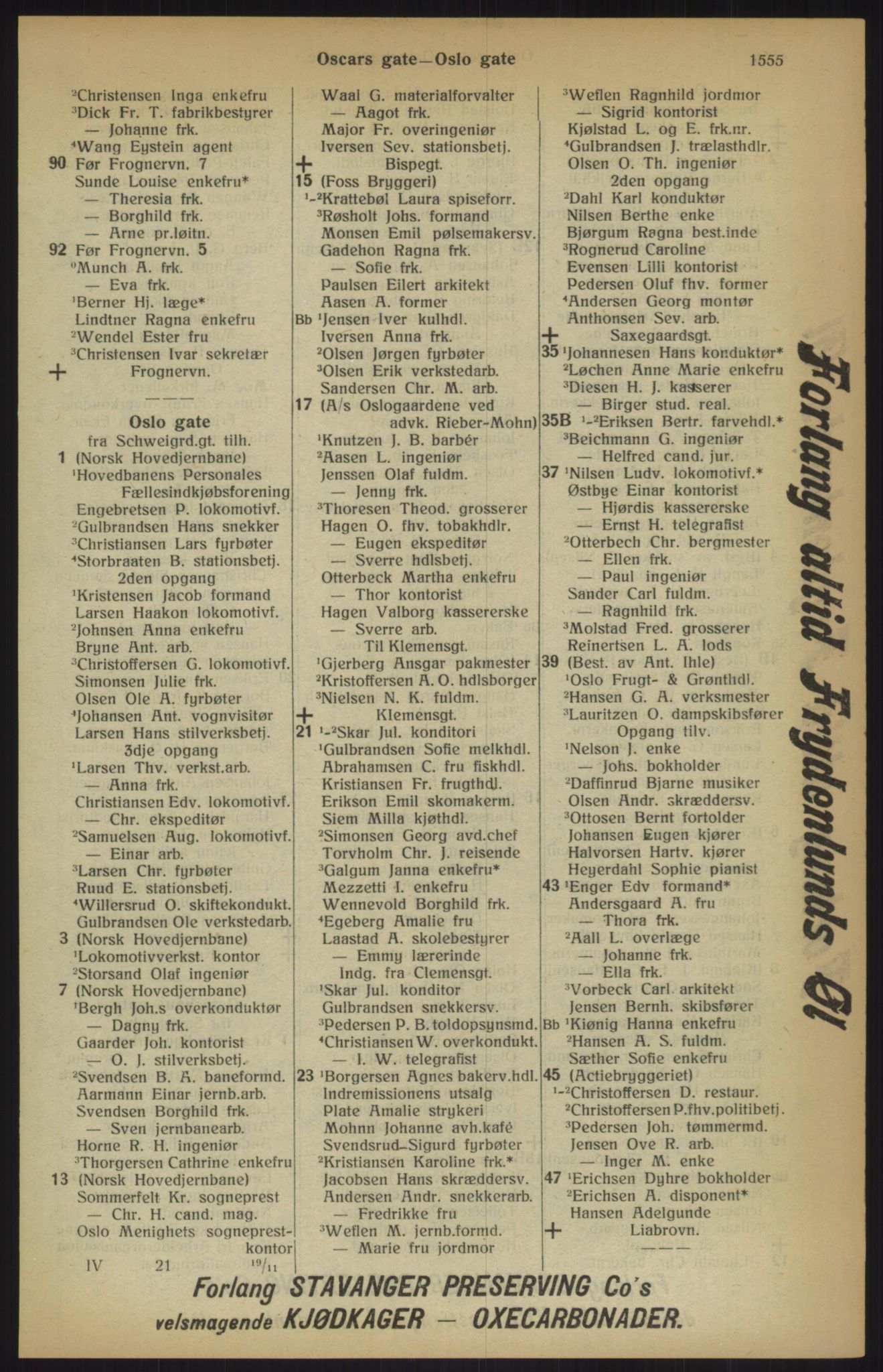 Kristiania/Oslo adressebok, PUBL/-, 1915, p. 1555