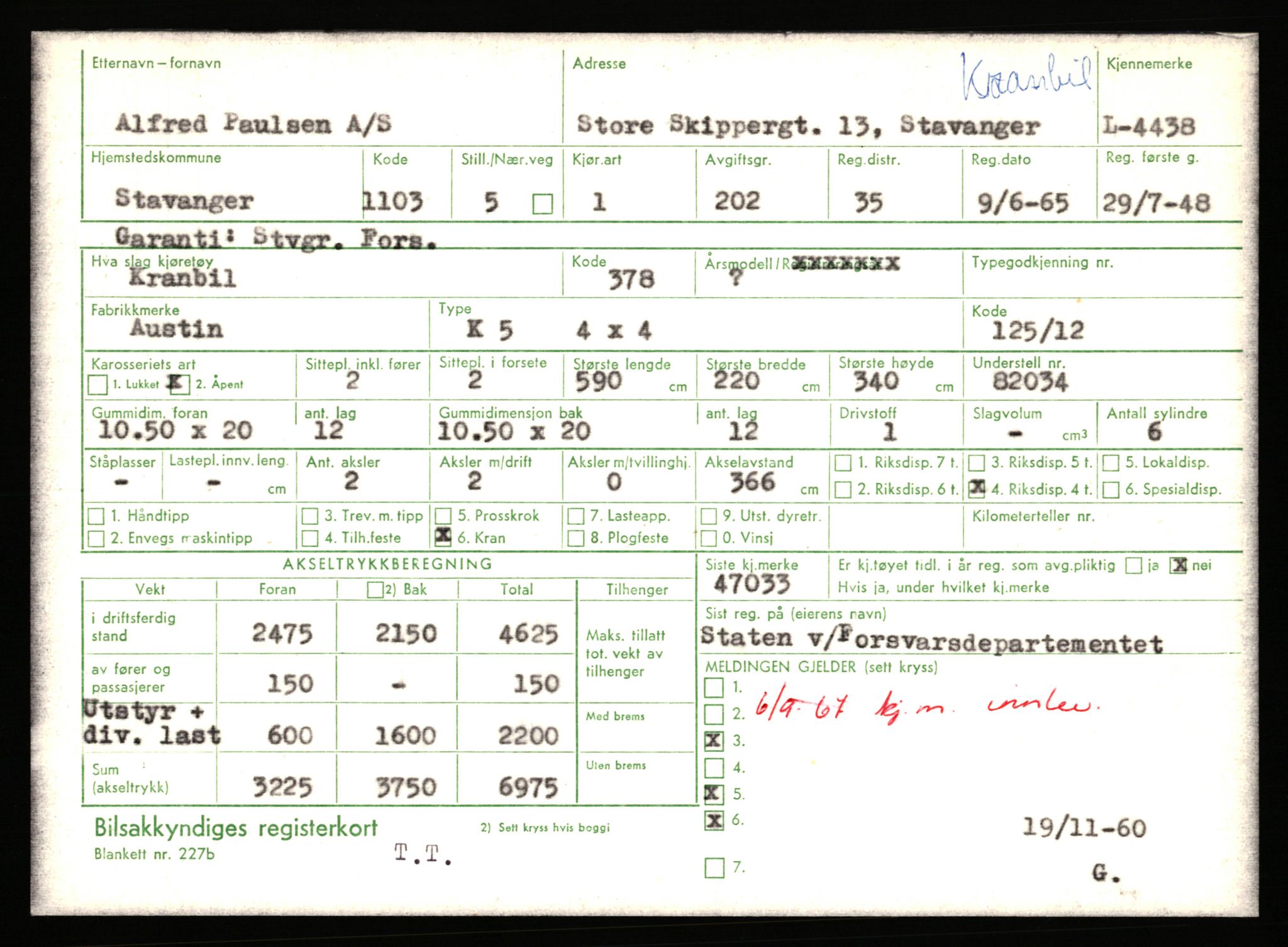 Stavanger trafikkstasjon, AV/SAST-A-101942/0/F/L0012: L-4200 - L-4699, 1930-1971, p. 1013