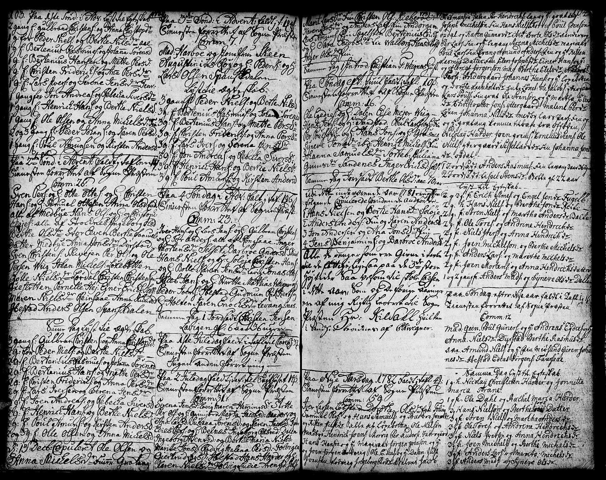 Ibestad sokneprestembete, AV/SATØ-S-0077/H/Ha/Hab/L0001klokker: Parish register (copy) no. 1, 1776-1808, p. 103-104