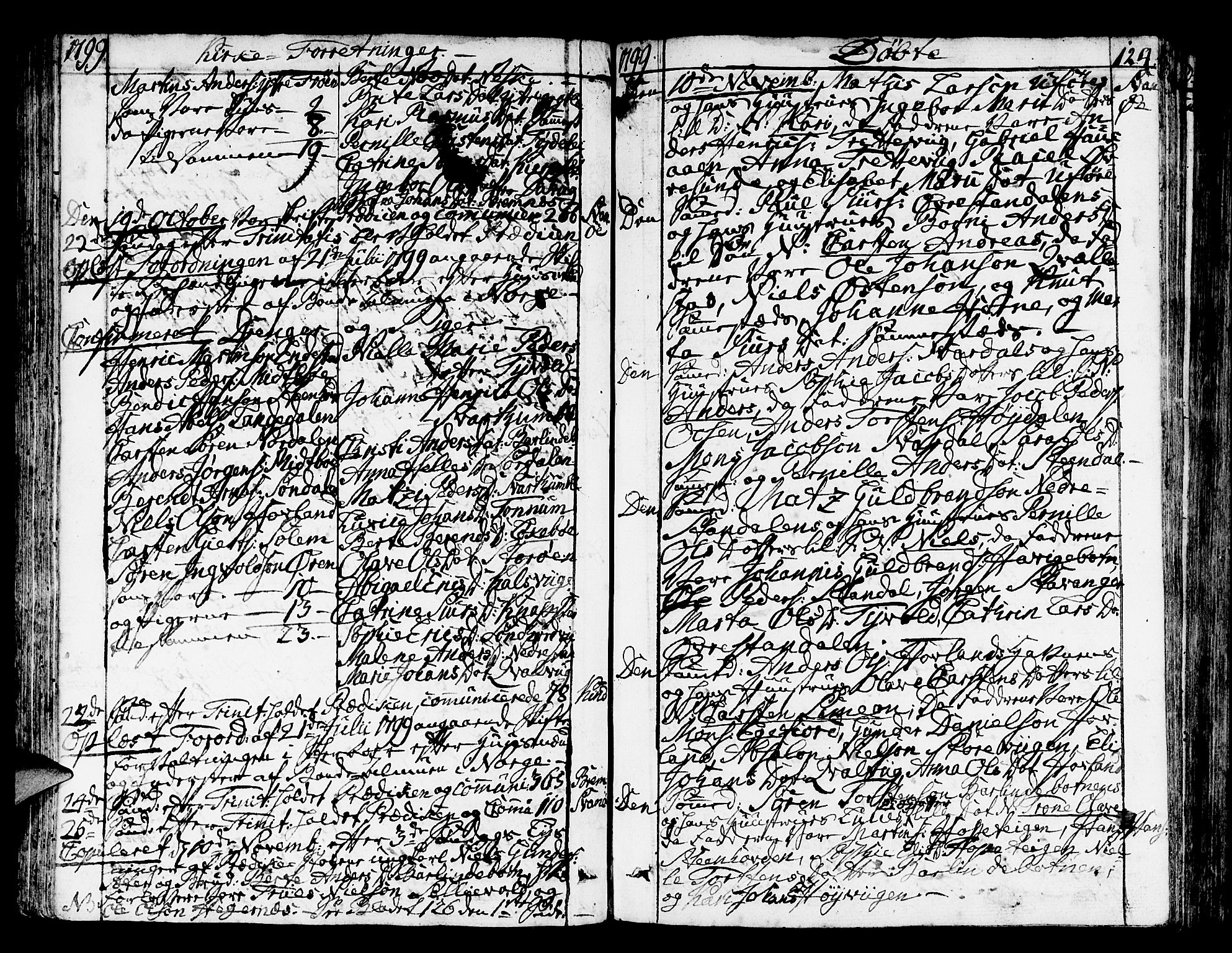Kinn sokneprestembete, SAB/A-80801/H/Haa/Haaa/L0003: Parish register (official) no. A 3, 1785-1821, p. 124