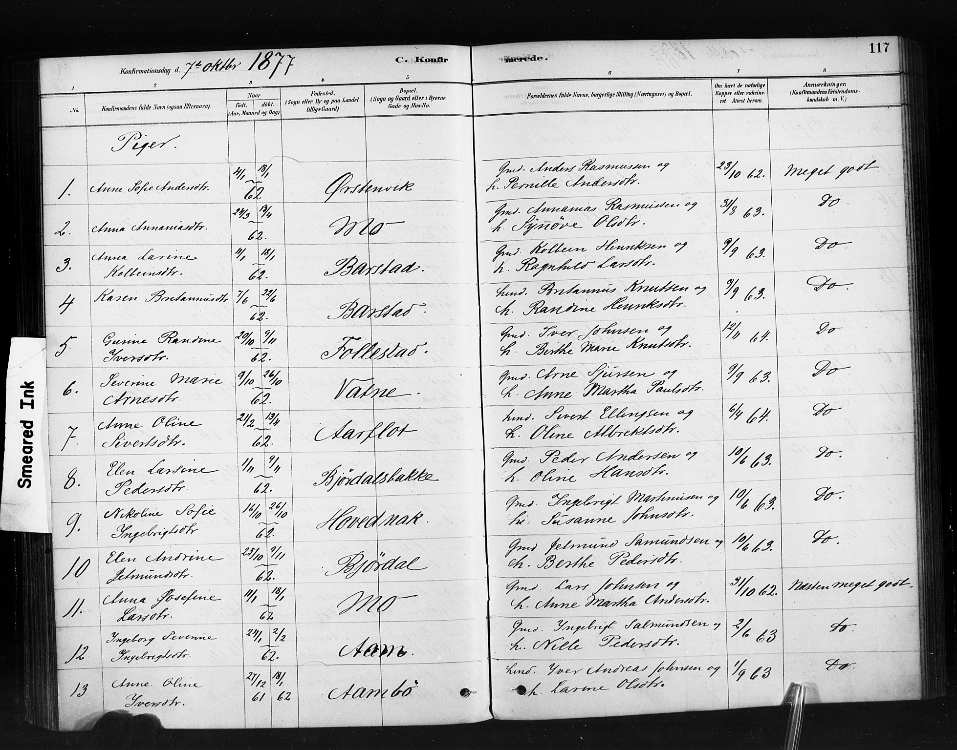 Ministerialprotokoller, klokkerbøker og fødselsregistre - Møre og Romsdal, AV/SAT-A-1454/513/L0176: Parish register (official) no. 513A03, 1877-1889, p. 117