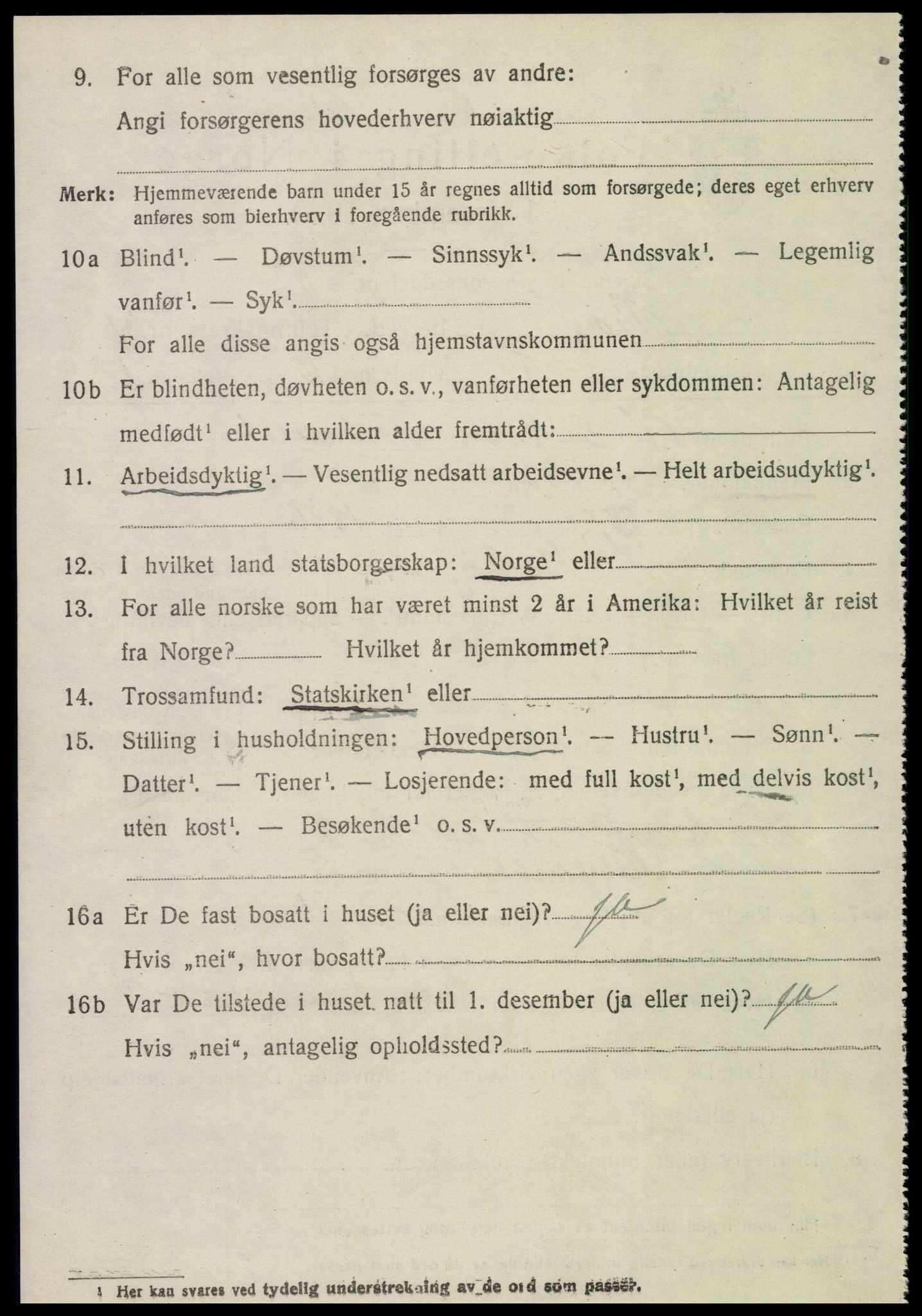 SAT, 1920 census for Veøy, 1920, p. 1680