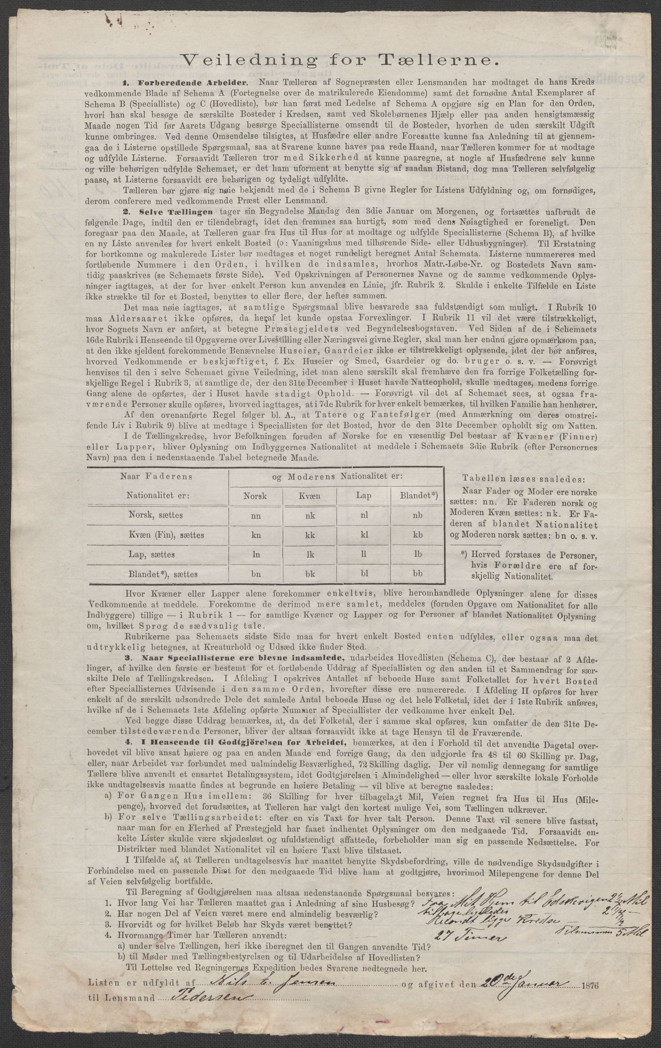 RA, 1875 census for 0117P Idd, 1875, p. 33