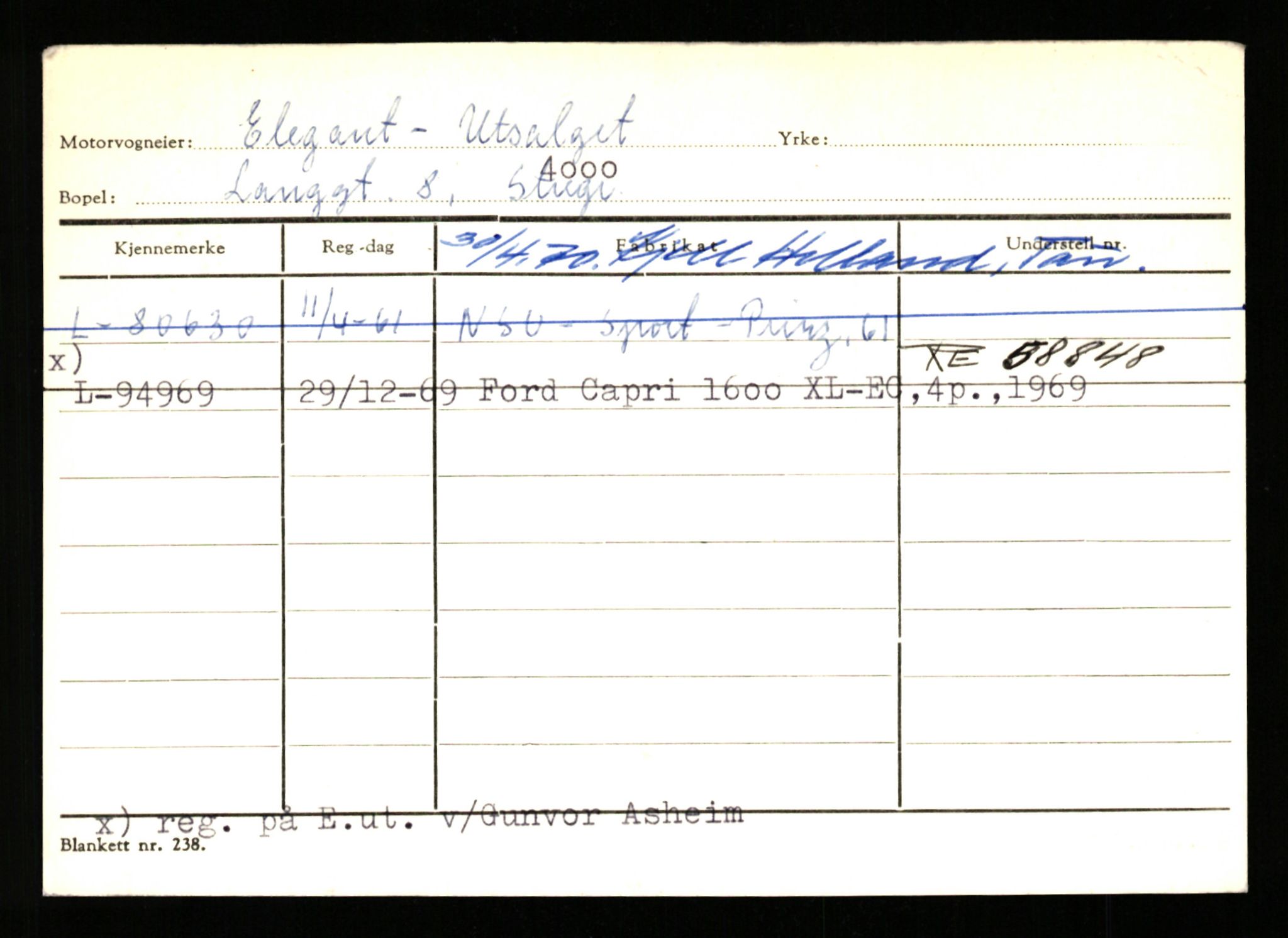 Stavanger trafikkstasjon, AV/SAST-A-101942/0/H/L0007: Egerøy - Eppeland, 1930-1971, p. 1627