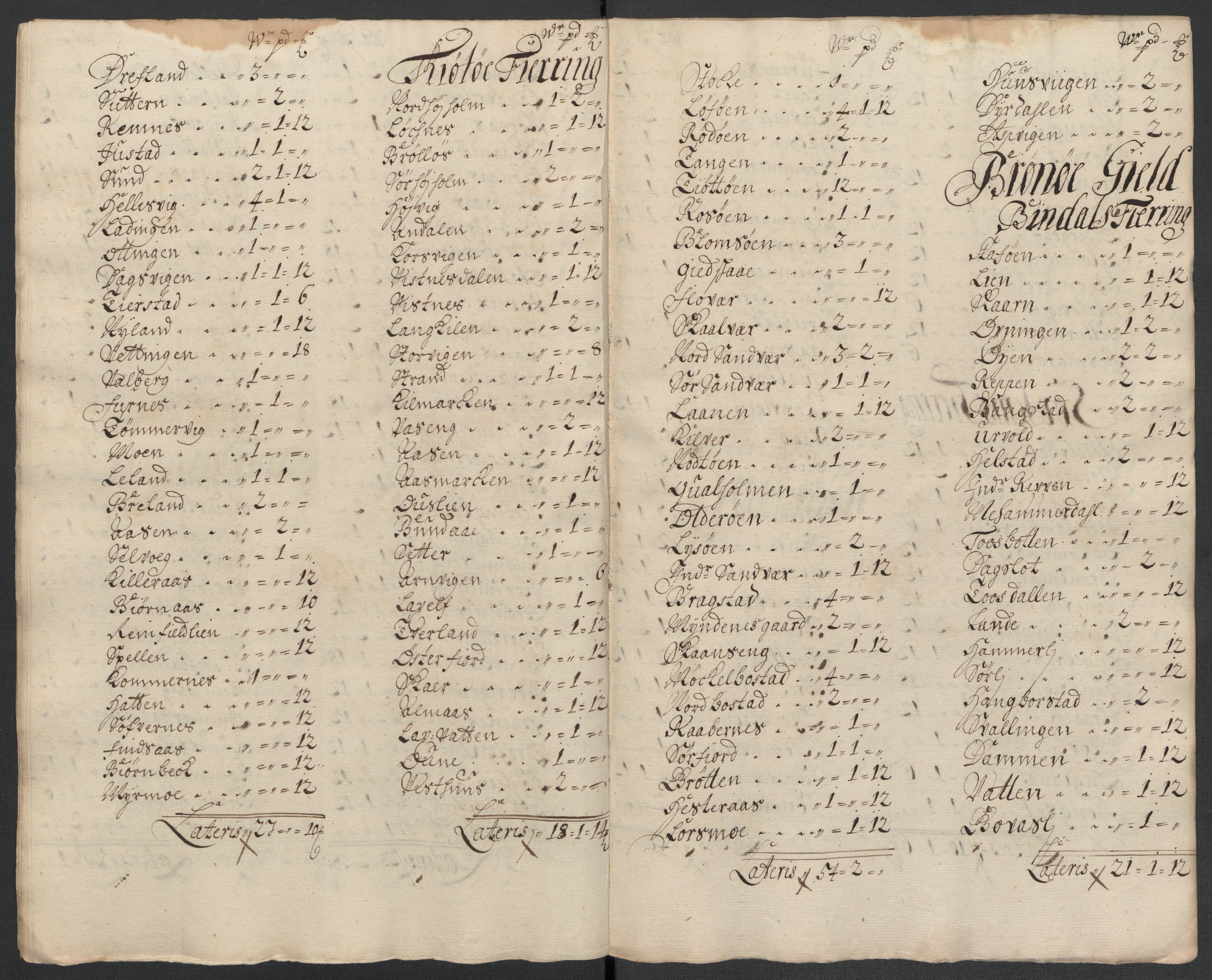 Rentekammeret inntil 1814, Reviderte regnskaper, Fogderegnskap, AV/RA-EA-4092/R65/L4508: Fogderegnskap Helgeland, 1702-1705, p. 205