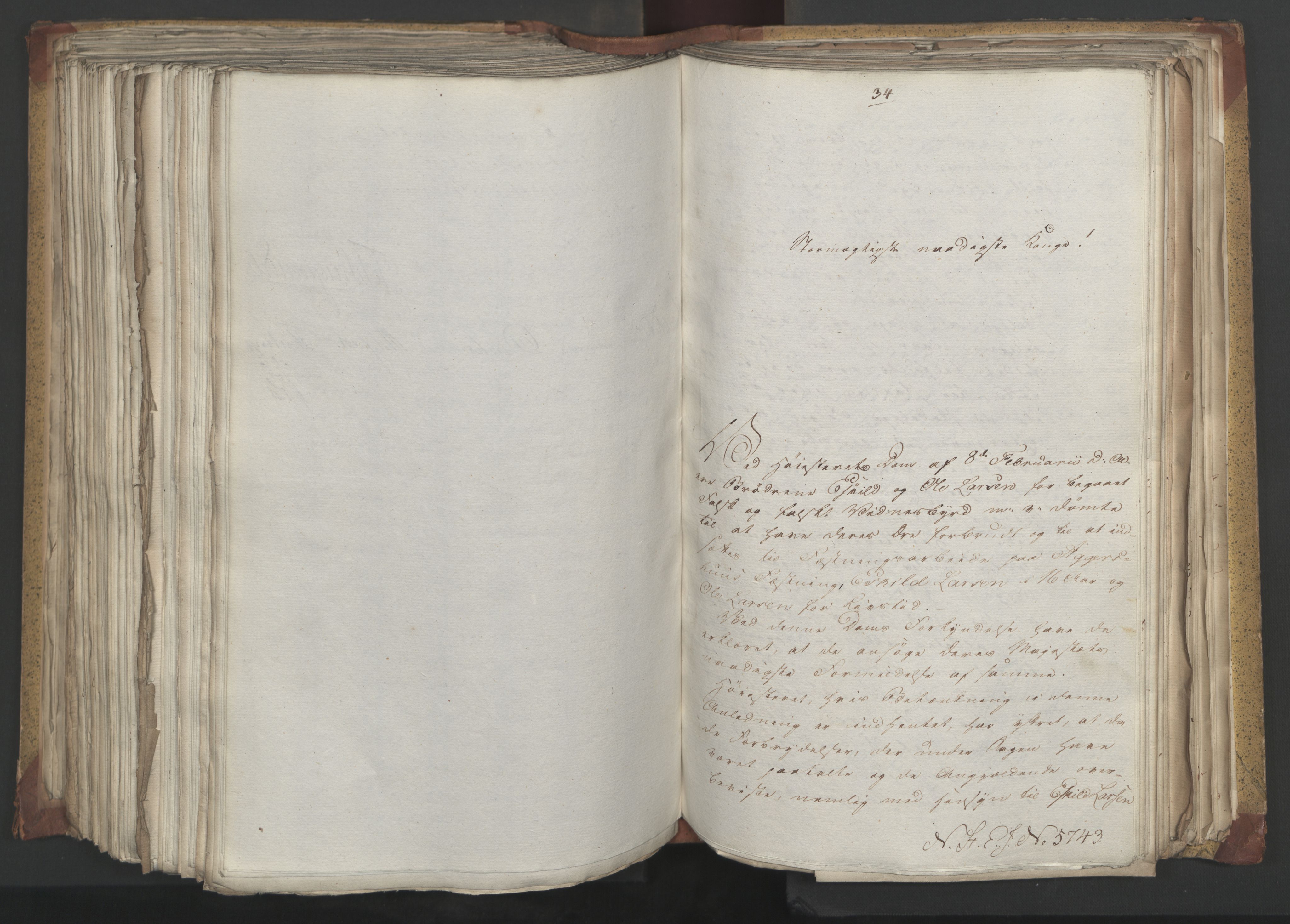 Statsrådsavdelingen i Stockholm, AV/RA-S-1003/D/Da/L0029: Regjeringsinnstillinger nr. 5587-5799, 1822, p. 353