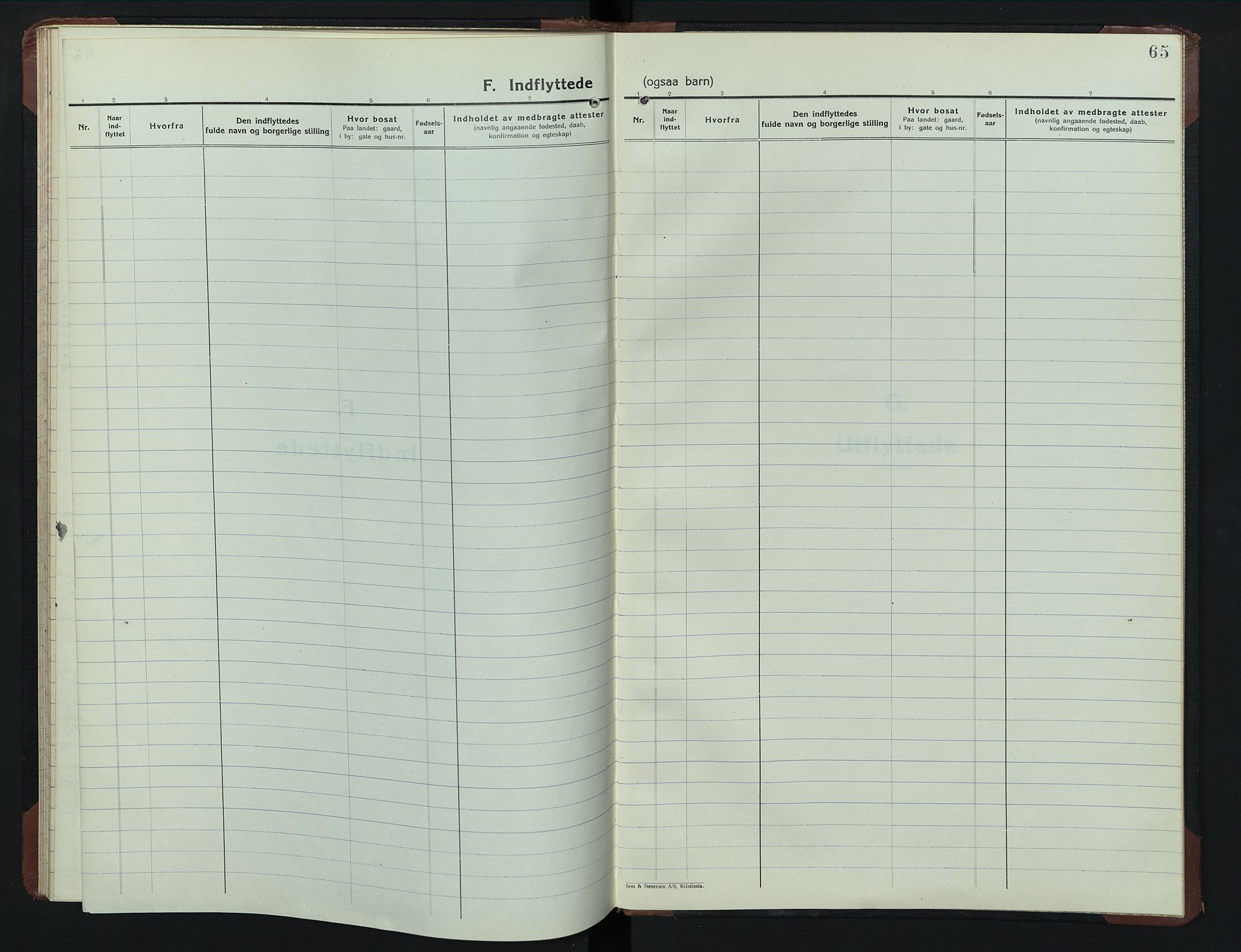 Sollia prestekontor, AV/SAH-PREST-050/H/Ha/Hab/L0003: Parish register (copy) no. 3, 1914-1949, p. 65