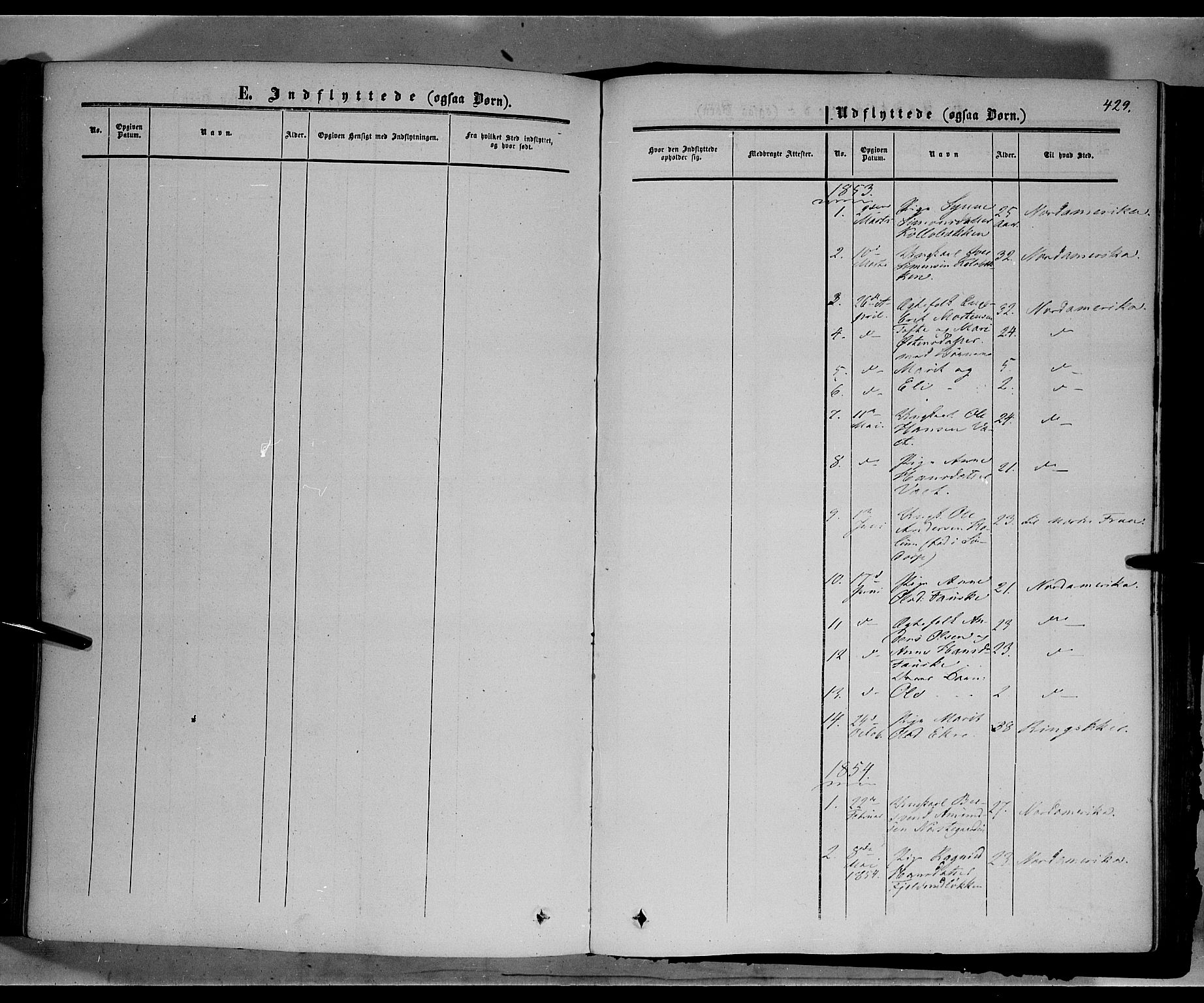 Sør-Fron prestekontor, SAH/PREST-010/H/Ha/Haa/L0001: Parish register (official) no. 1, 1849-1863, p. 429