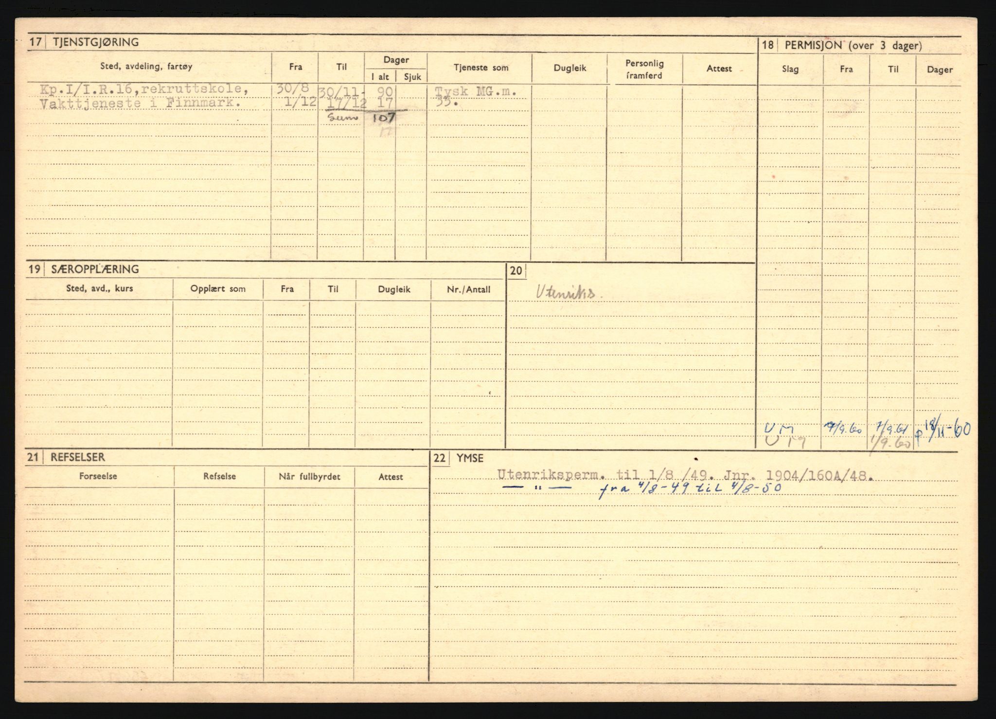 Forsvaret, Troms infanteriregiment nr. 16, AV/RA-RAFA-3146/P/Pa/L0024/0002: Rulleblad / Rulleblad for regimentets menige mannskaper, årsklasse 1941, 1941, p. 297